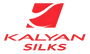 Kalyan Silks logo with red and black text on a white background