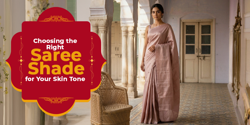 Colour Guide to Sarees: Choosing the Right Shade for Your Skin Tone