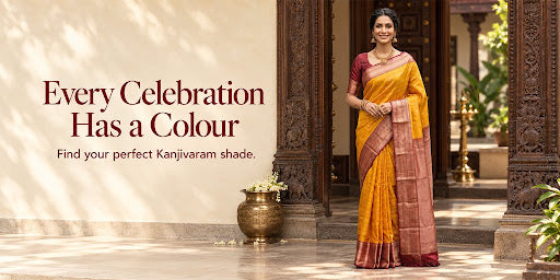 Best Kanjivaram Saree Colours for Weddings and Festive Occasions