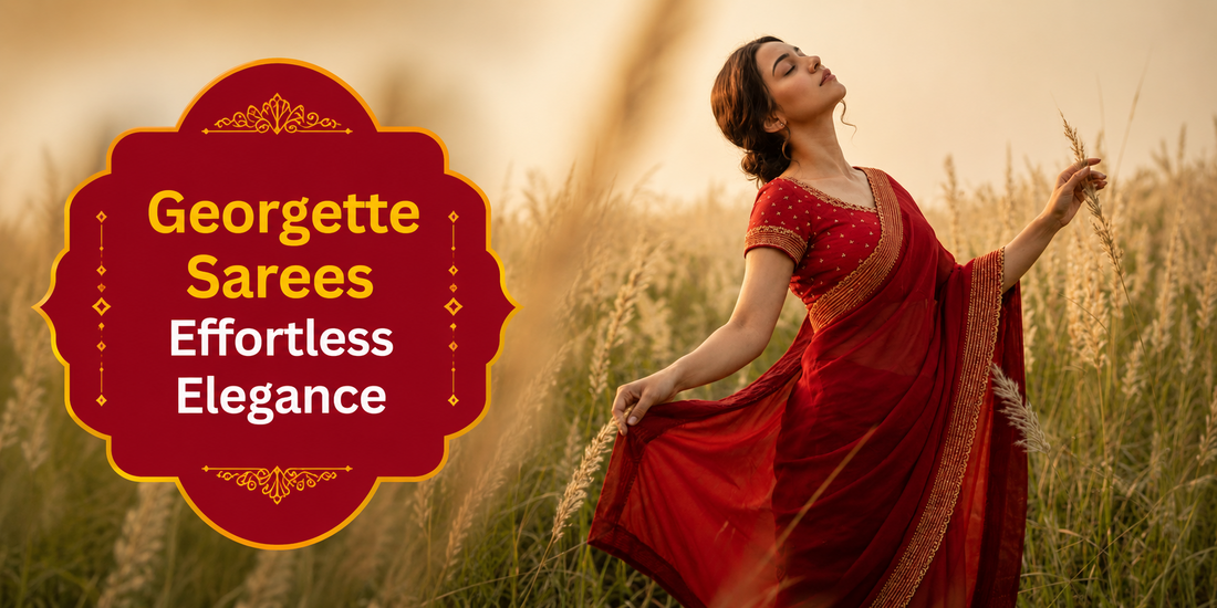 Georgette Sarees: Easy, Elegant, and Always a Good Choice