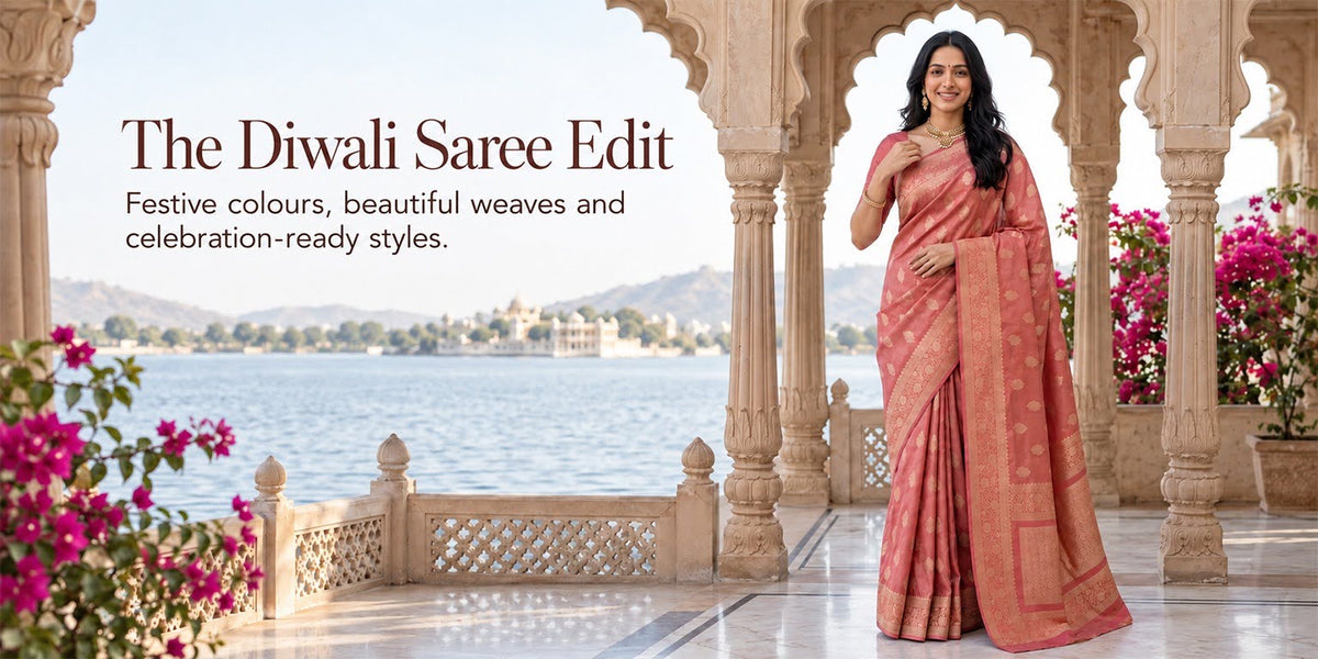 diwali saree