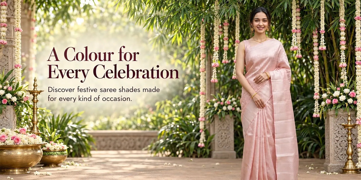 festive saree colors