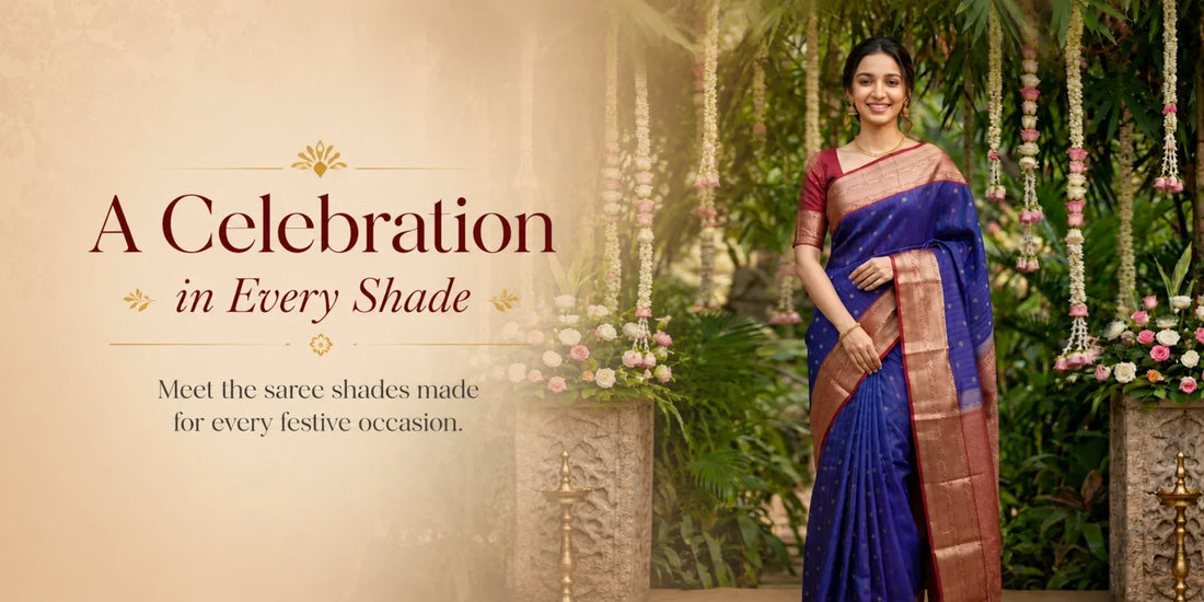 festive saree colour options