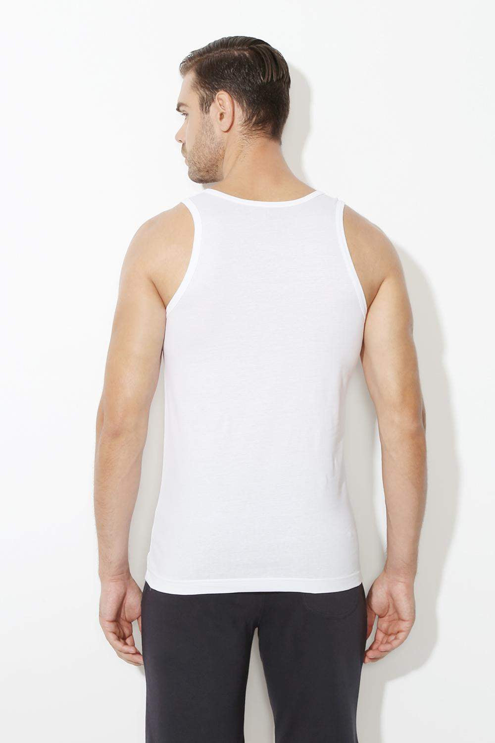 Van Heusen Pack of 2 White Vests