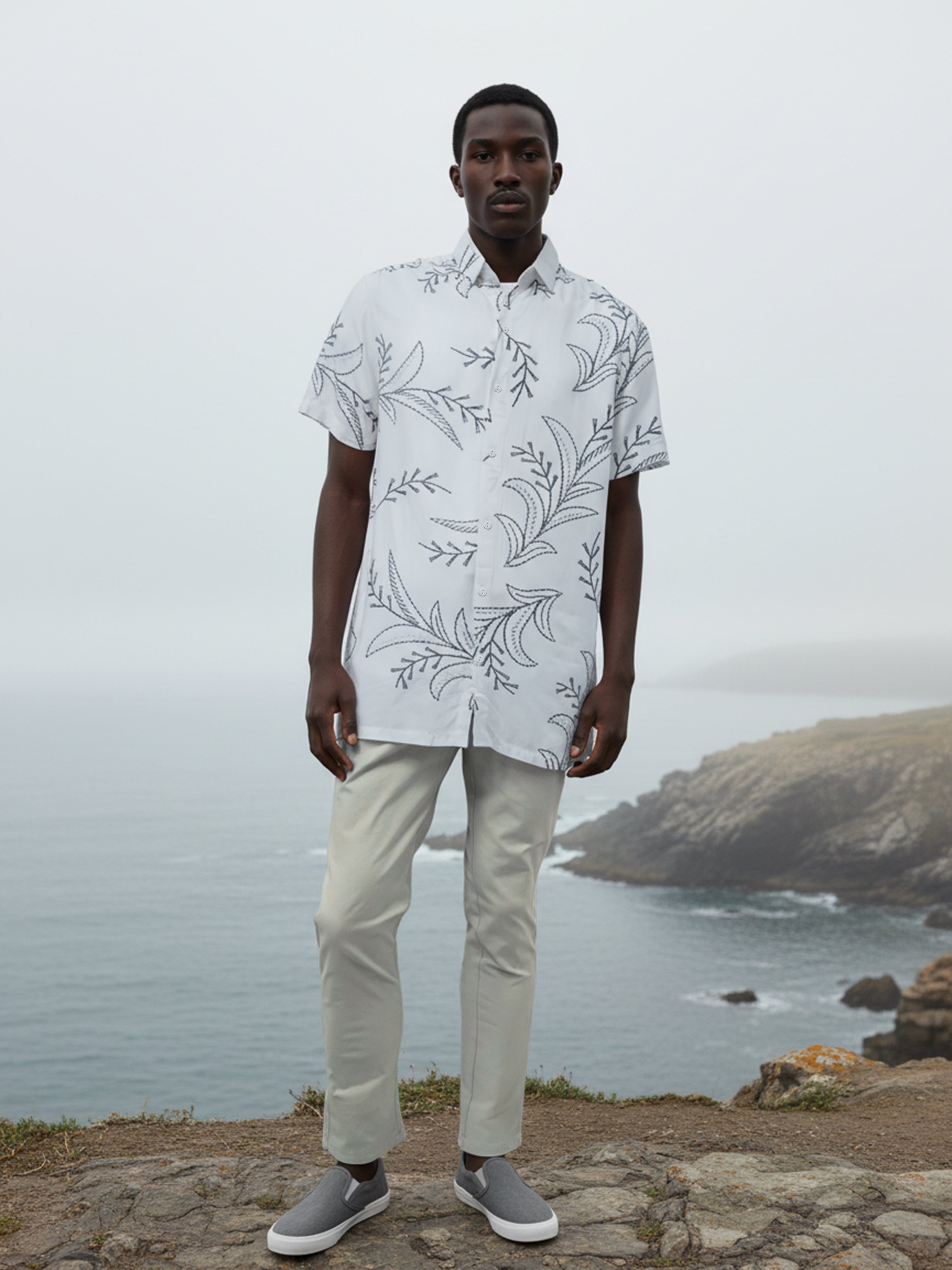 Light Grey Regular Fit Airport Jogger For Men