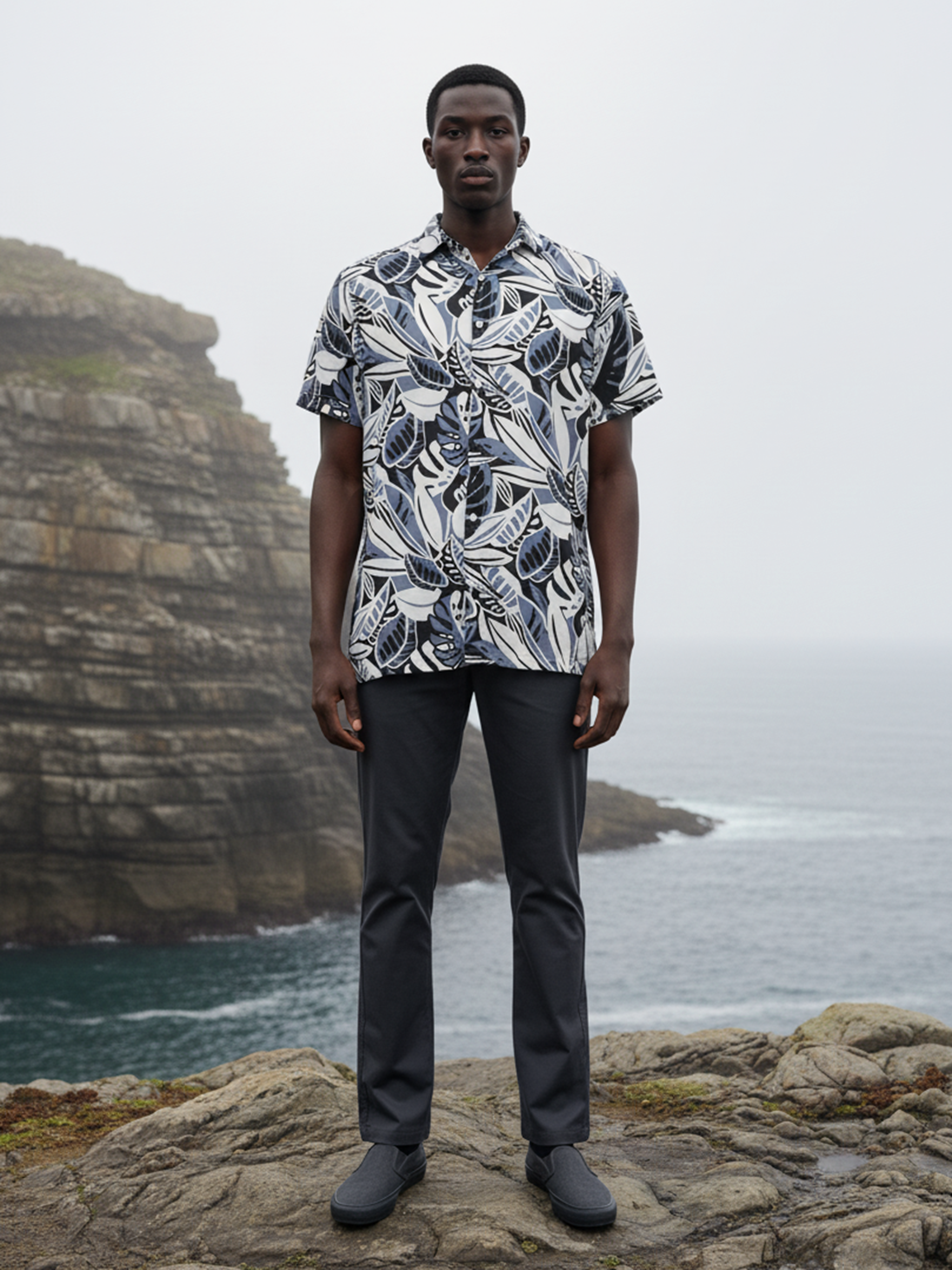 Steel Grey Regular Fit Airport Jogger For Men