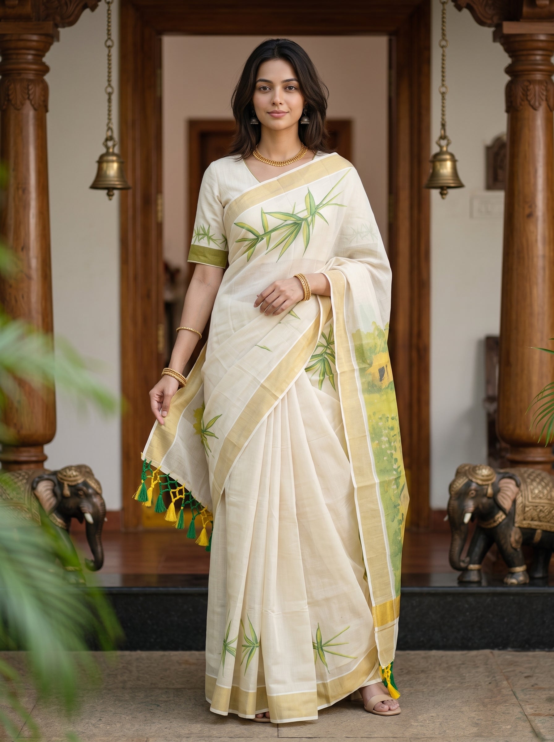 kerala saree dress designs 64 Set saree dress ideas