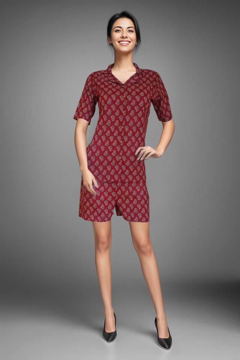 Meroon Ladies Sleep Wear