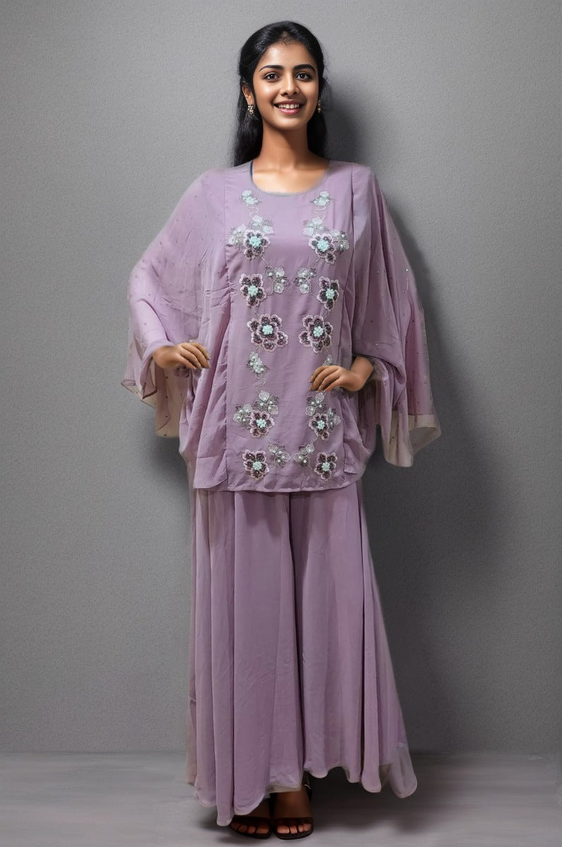 party wear onion pink sharara