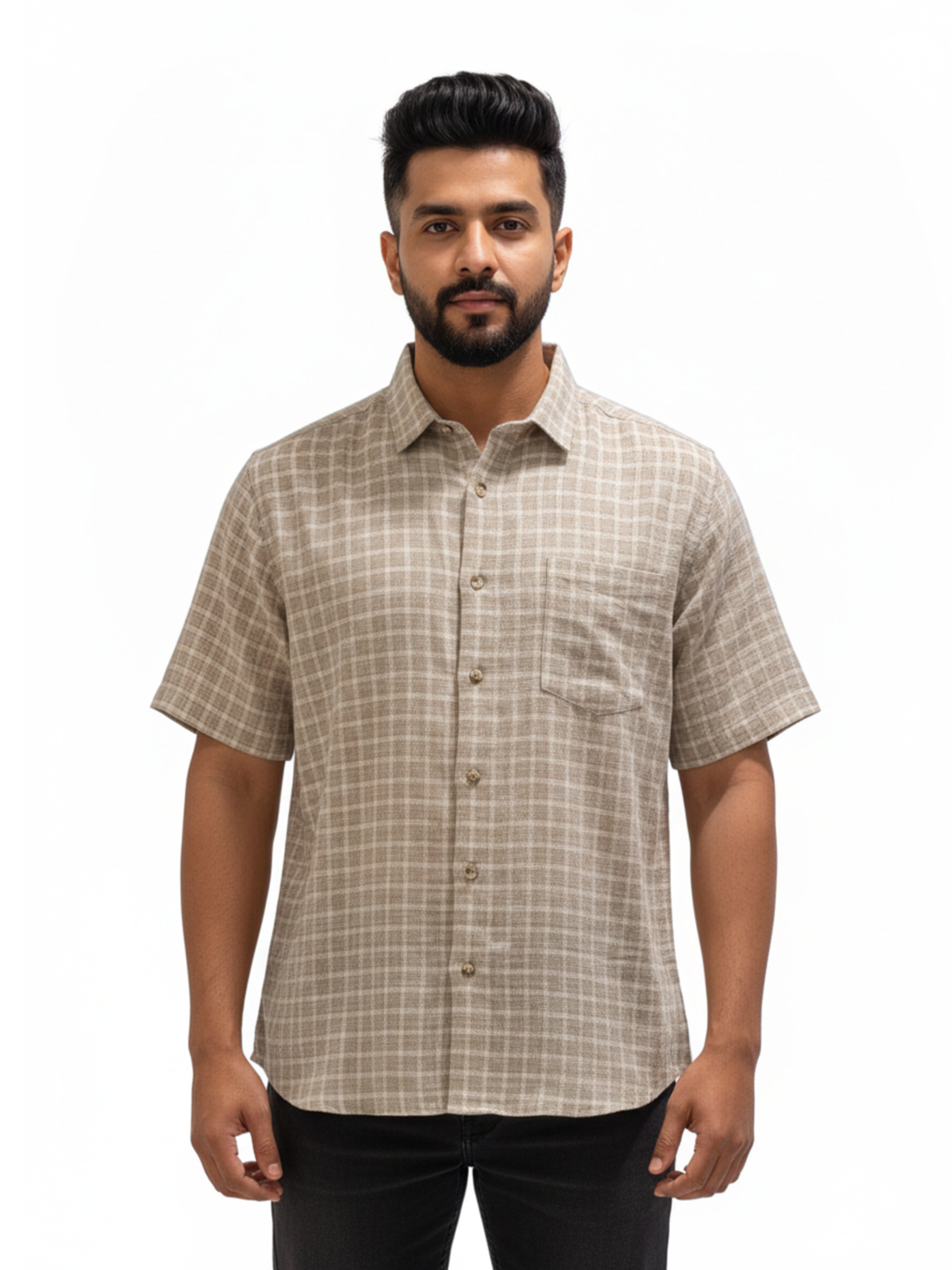 Jute Texture Gents Shirt