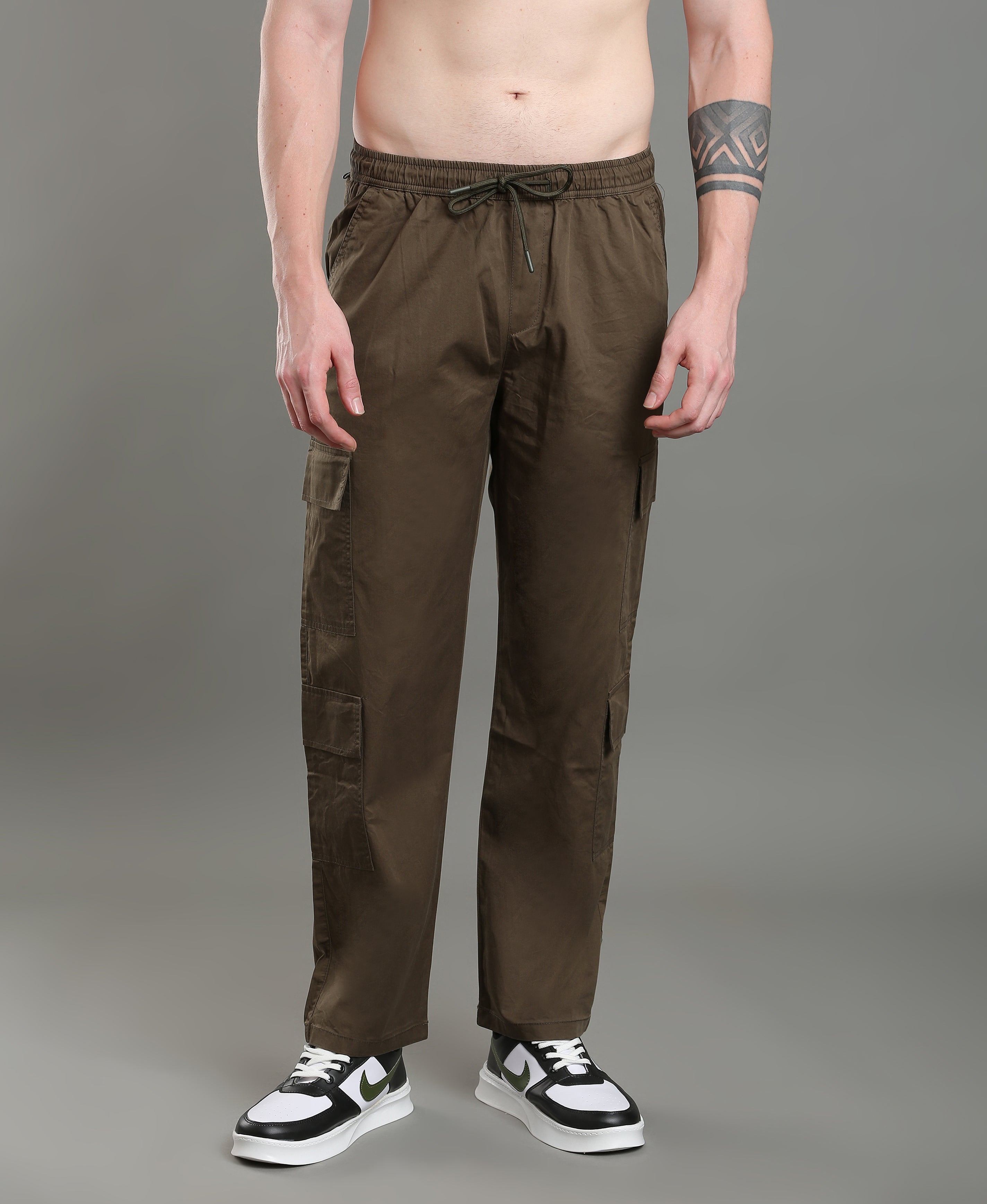 Combat Leaf Twill Cargos For Men
