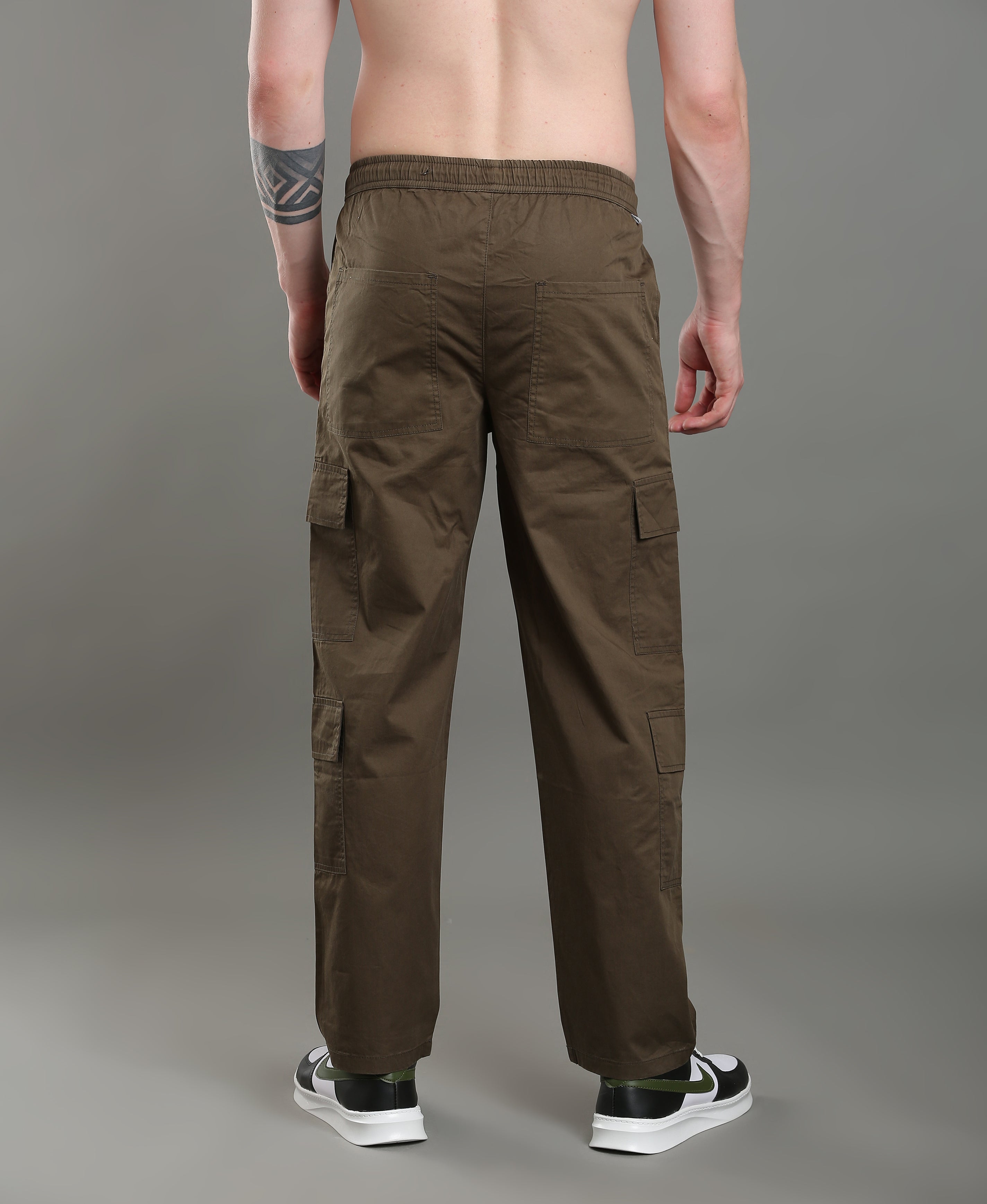 Combat Leaf Twill Cargos For Men