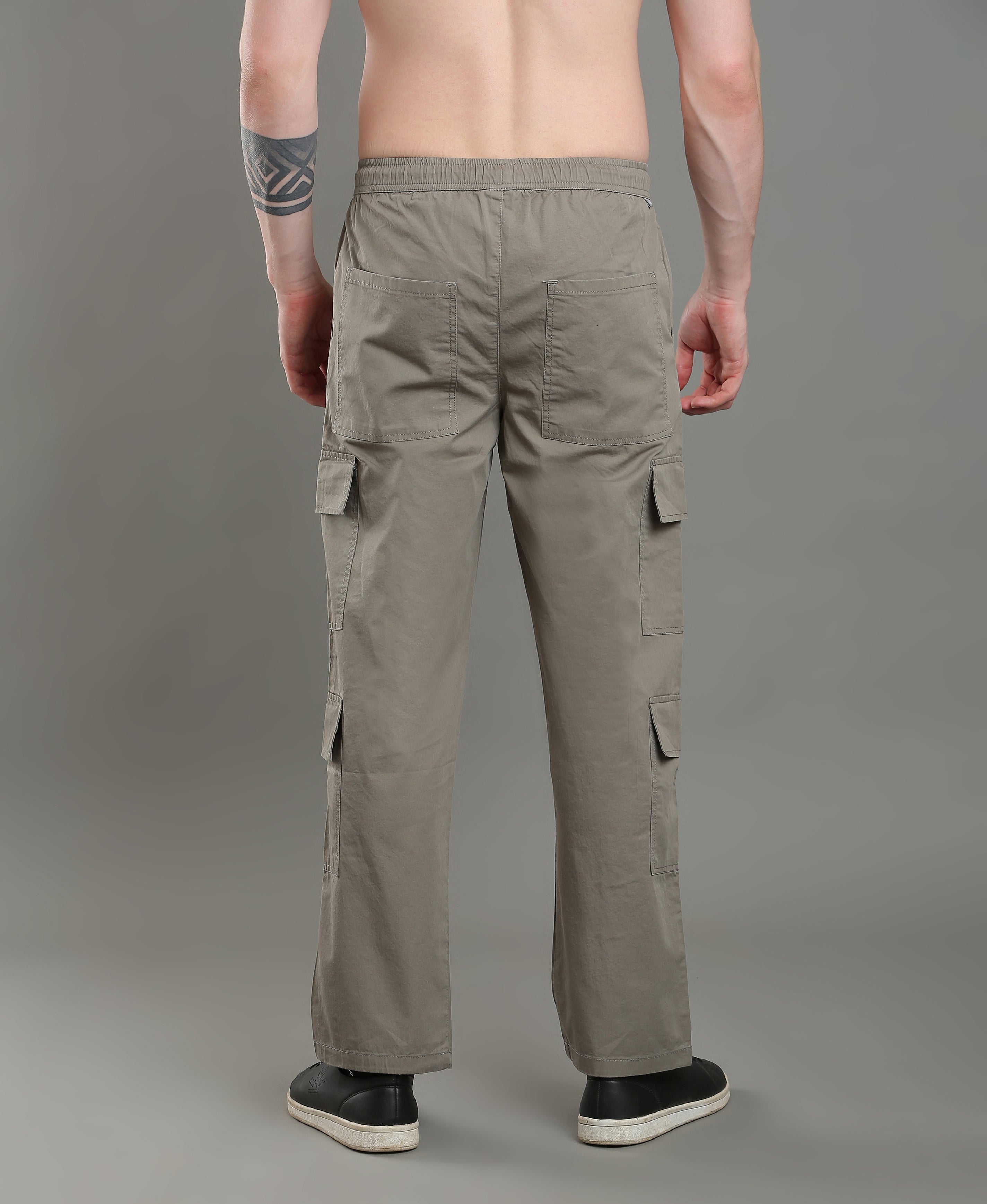 Ash Trail Twill Cargos For Men