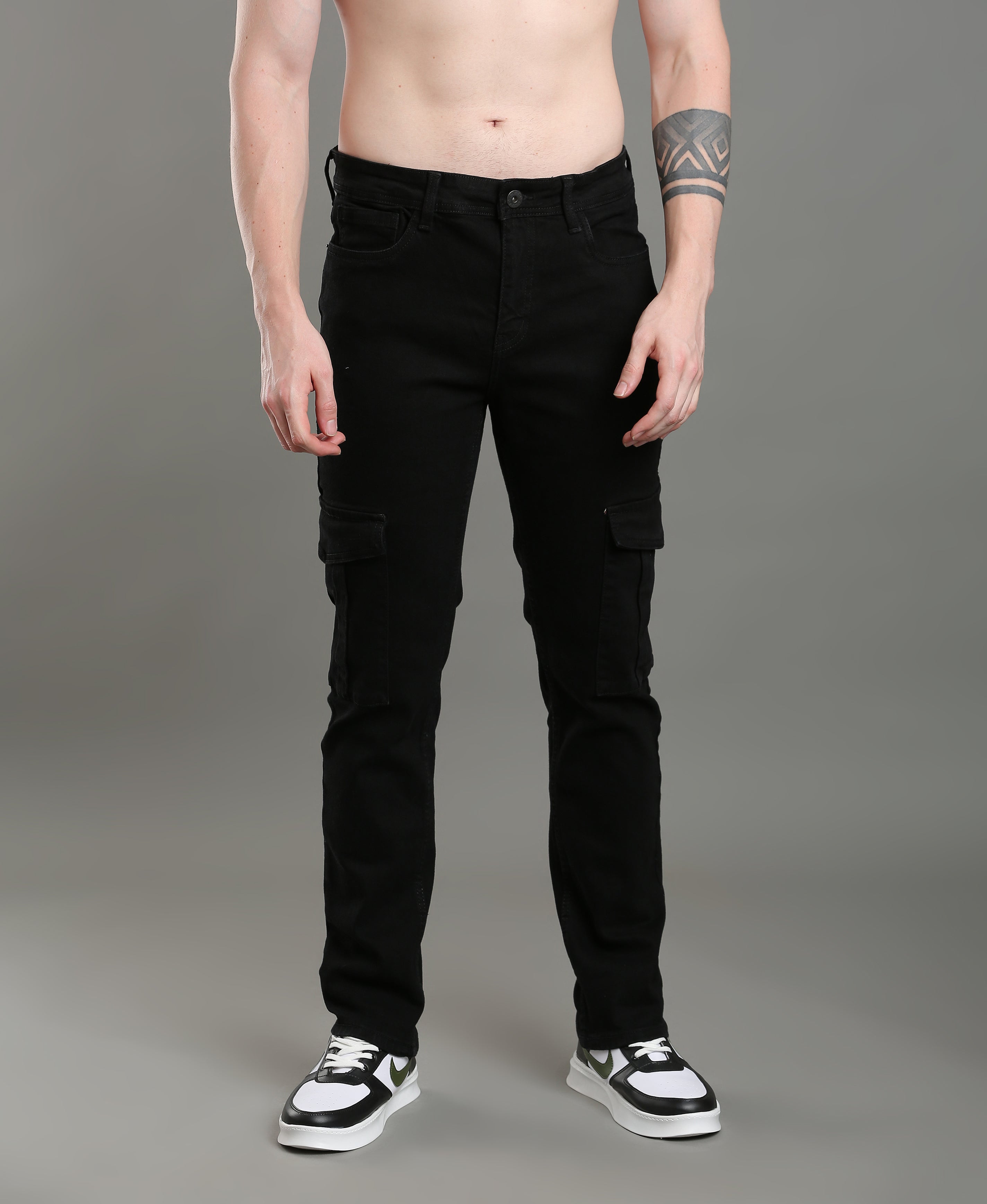 Inkstone Tactical Denim Cargos For Men