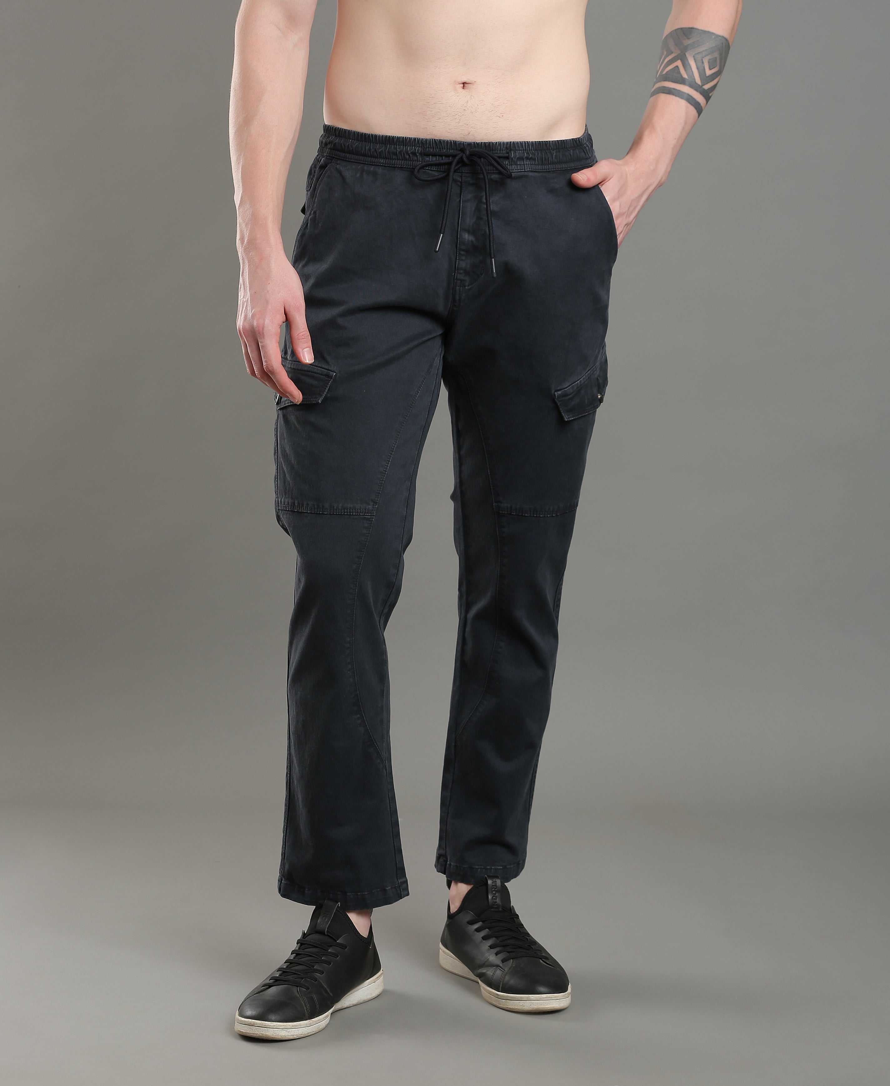 Blue Breeze 6-Pocket Twill Cargos For Men