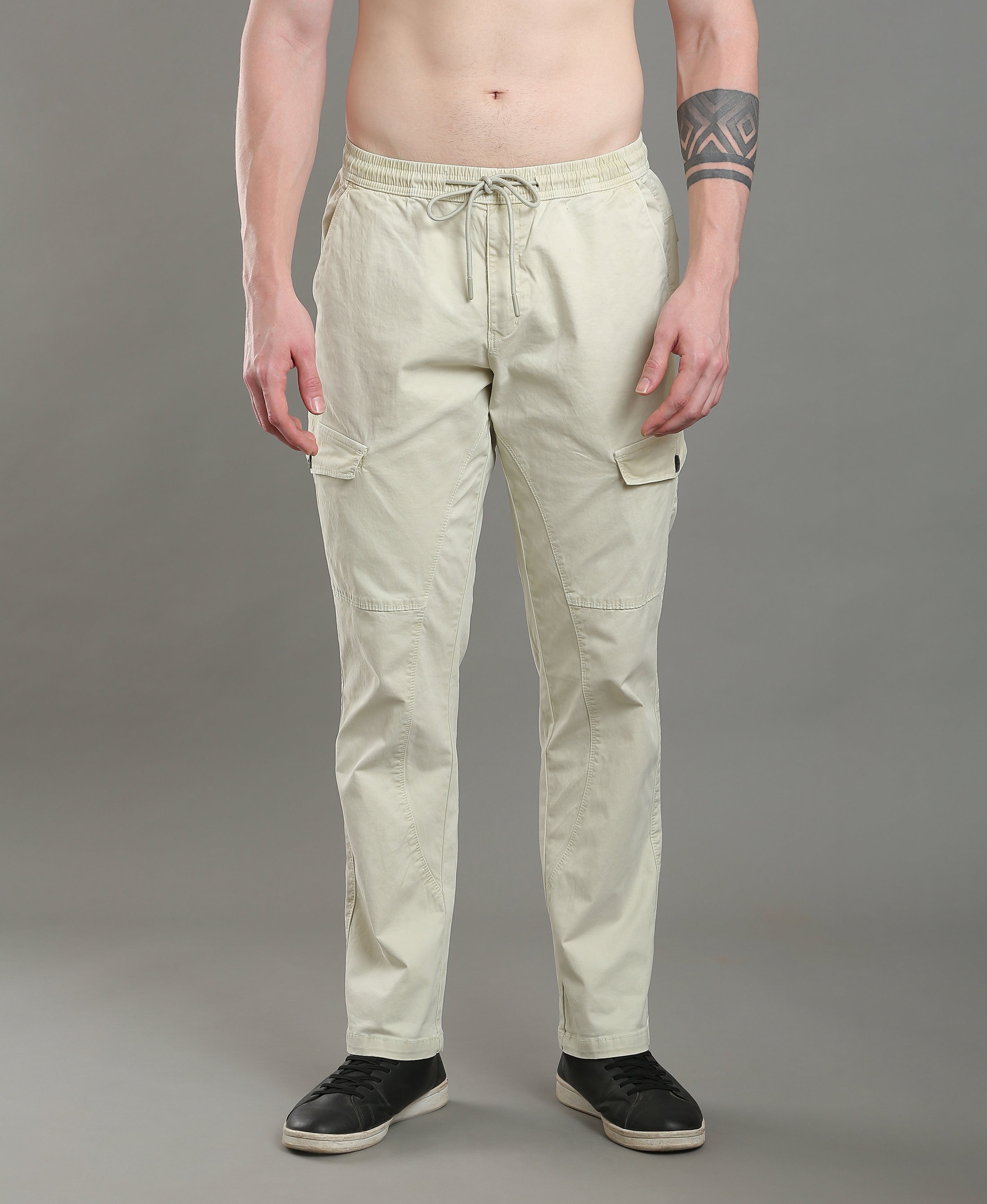 Pista Wave 6-Pocket Twill Cargos For Men
