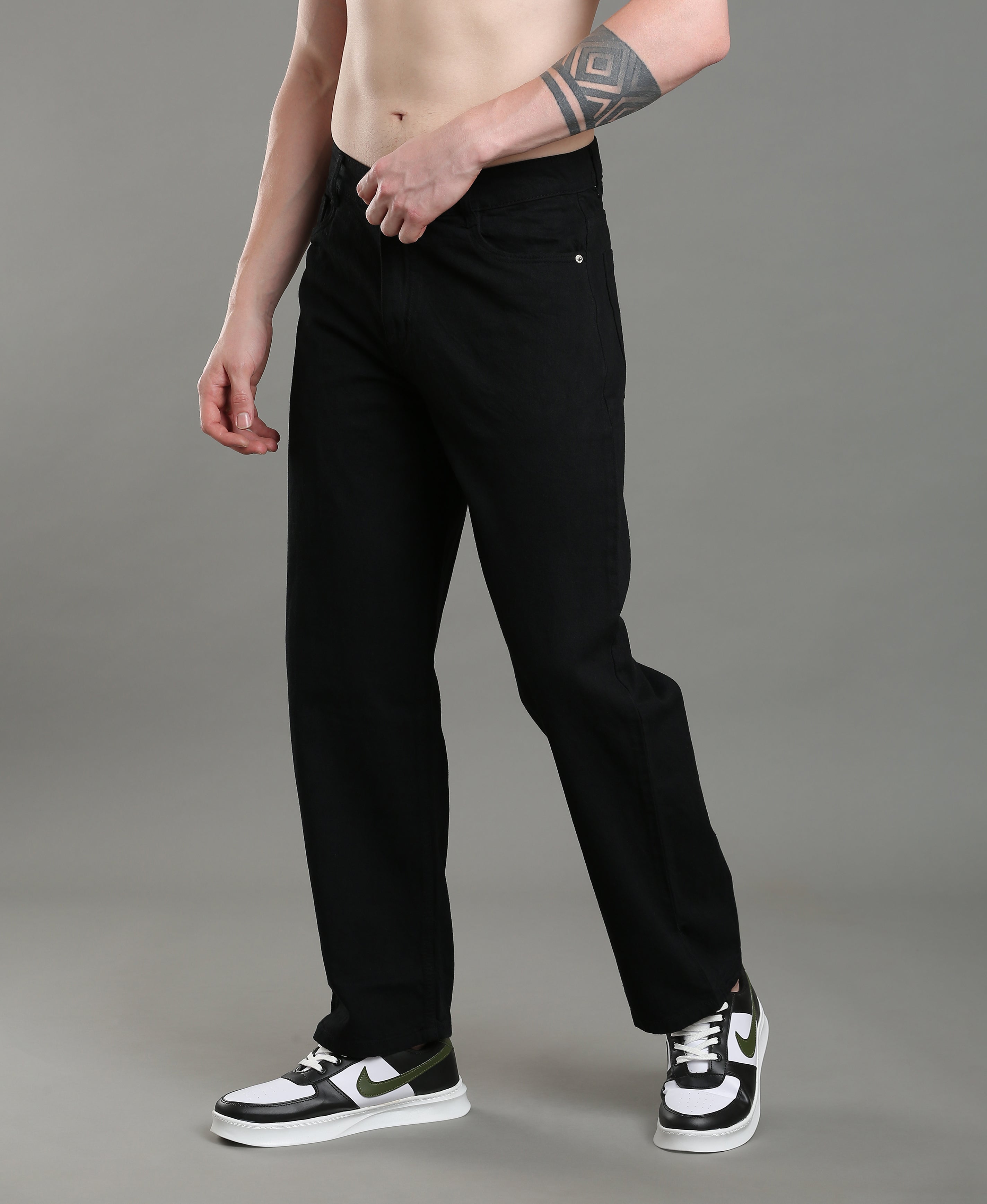 Black Midnight Core Denim Jeans For Men