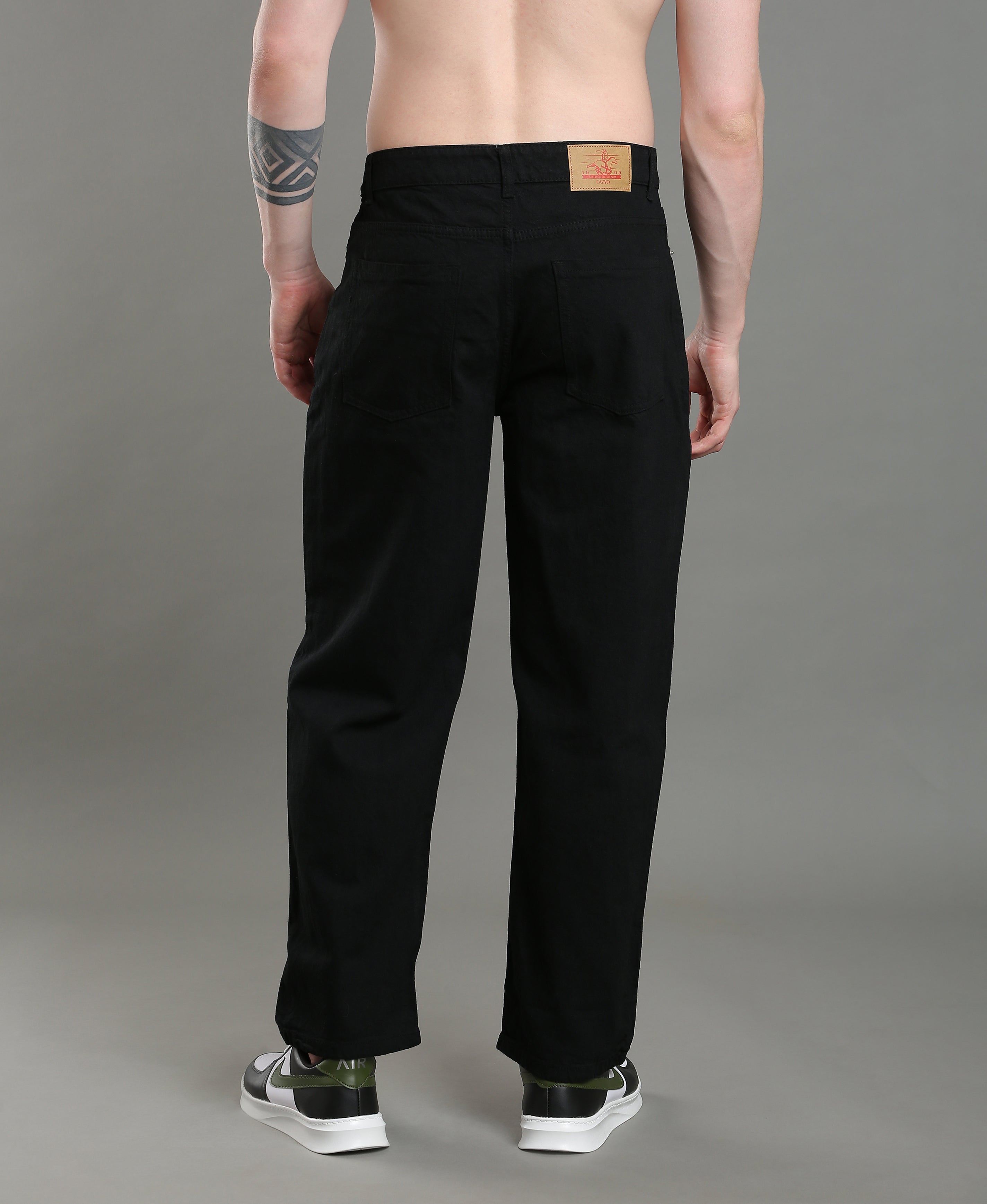 Black Midnight Core Denim Jeans For Men