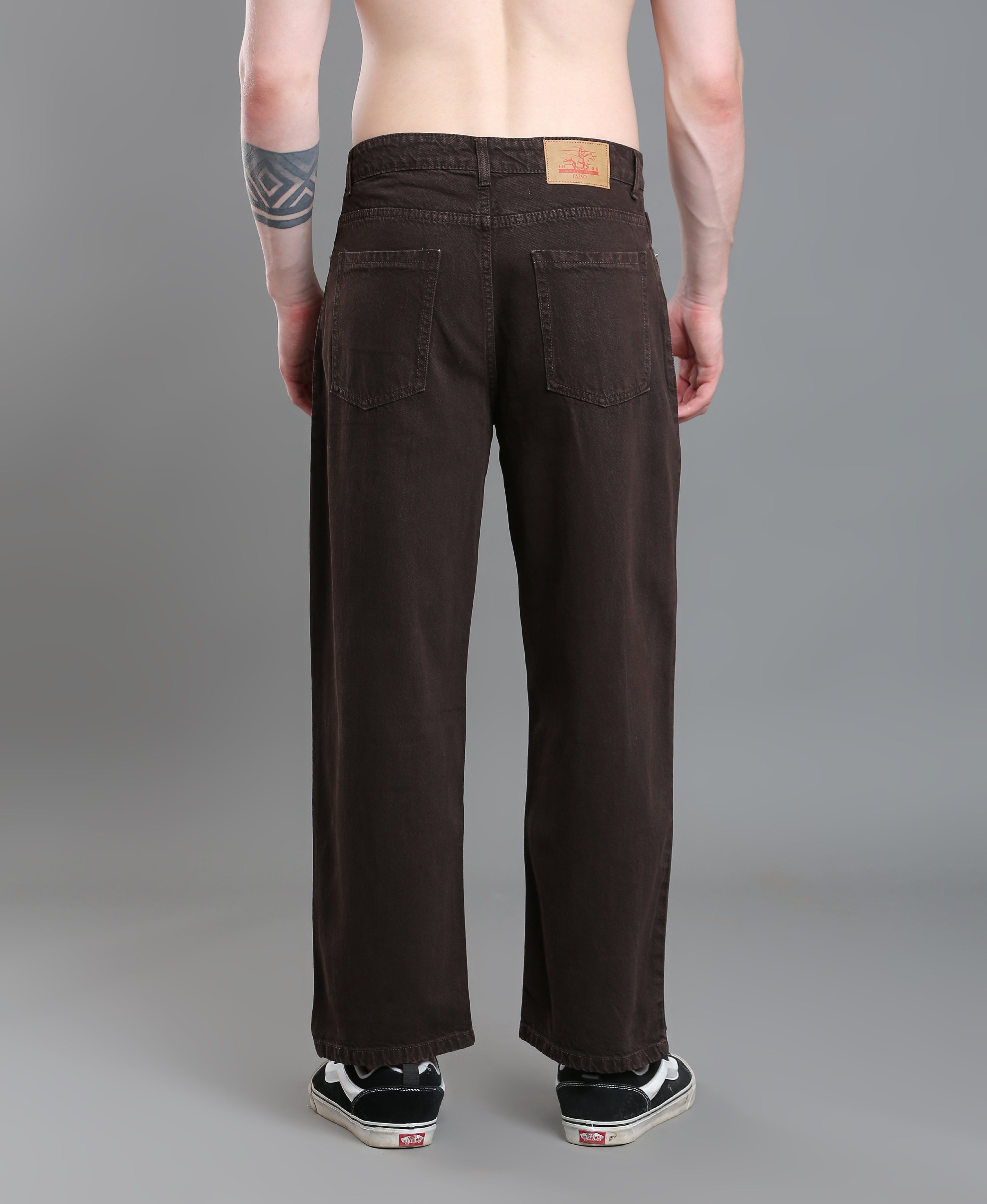 Mocha Trail Denim Jeans For Men