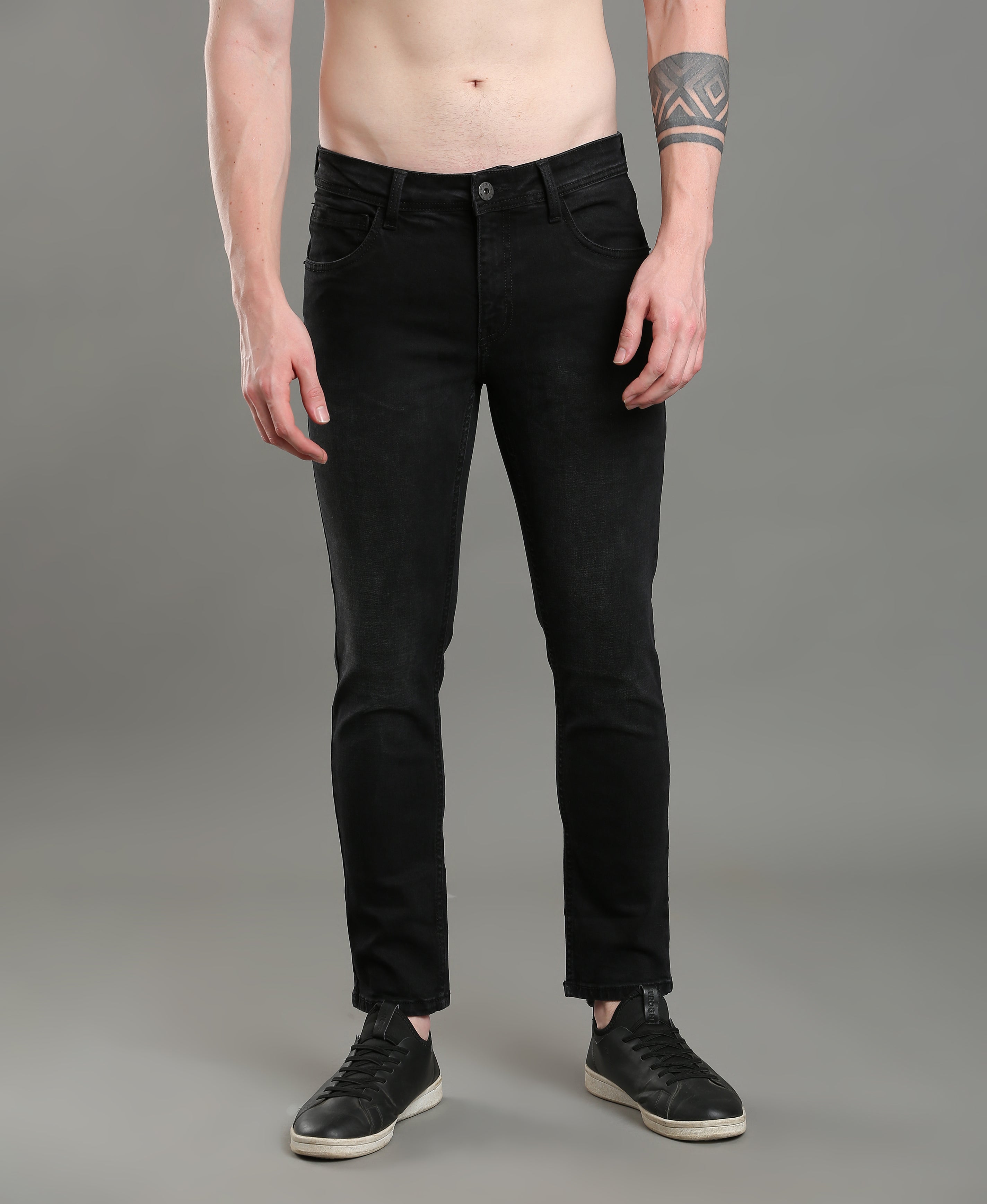 Eclipse Edge Denim Crops For Men