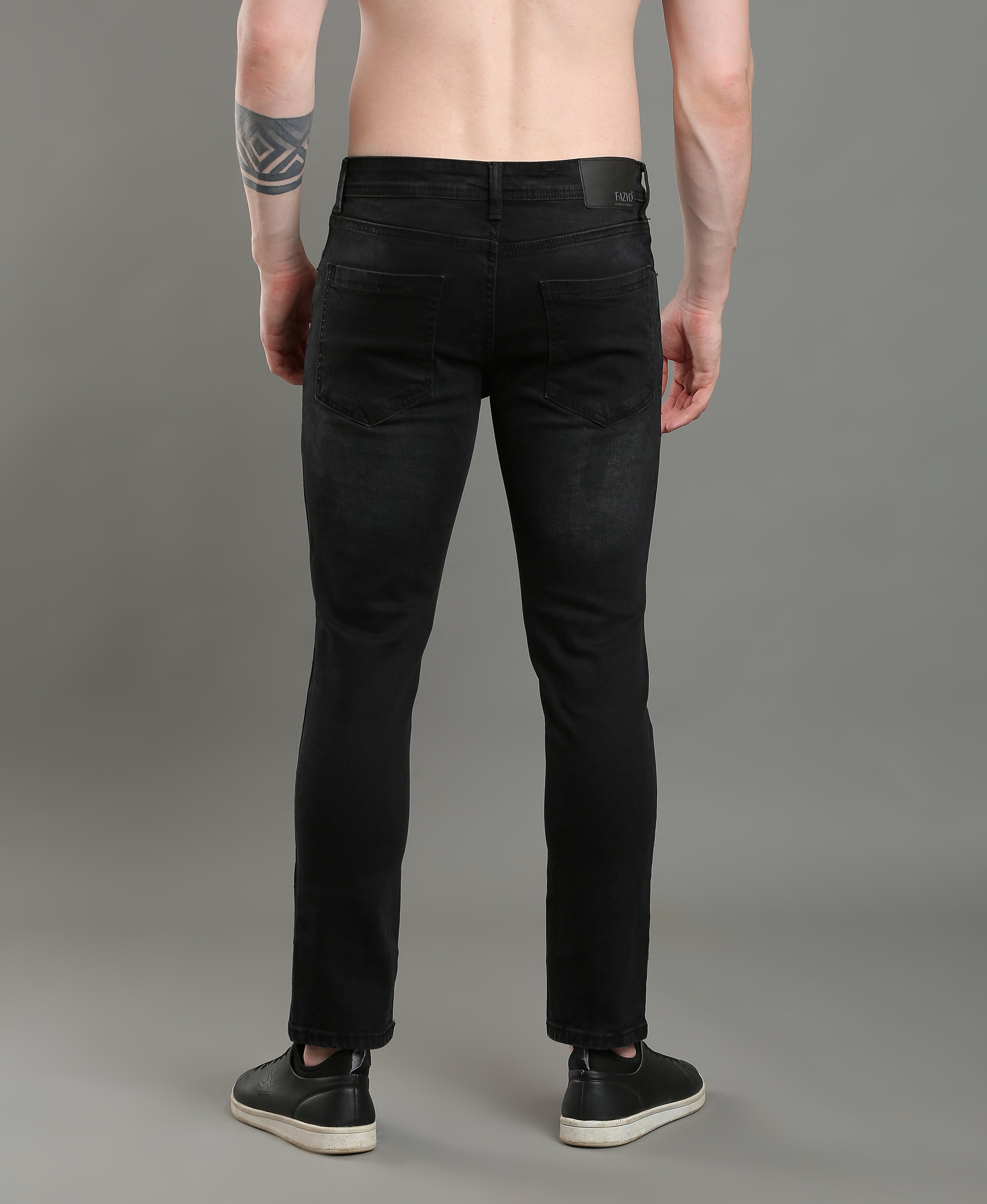 Eclipse Edge Denim Crops For Men