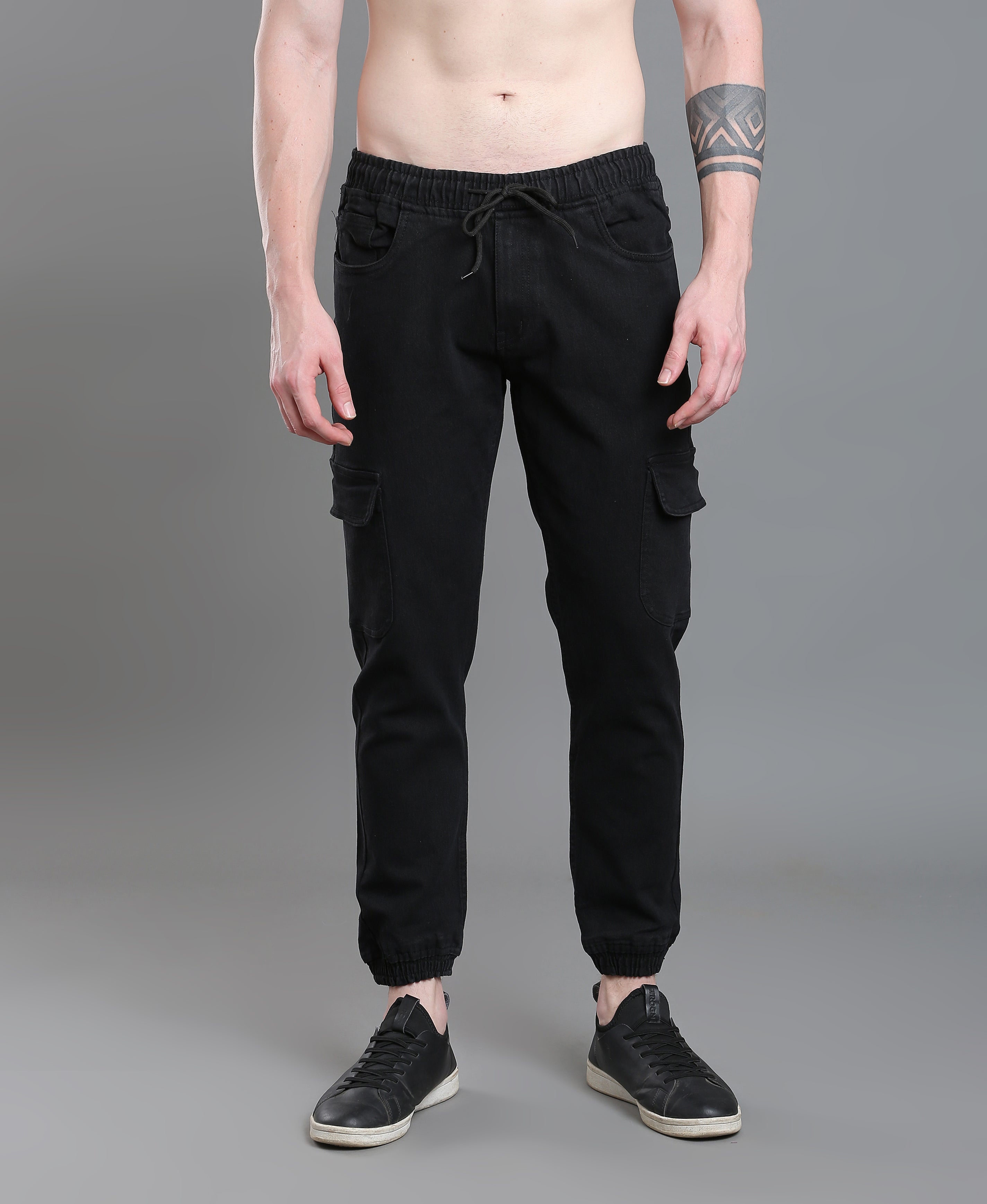 Obsidian Move Denim Joggers For Men