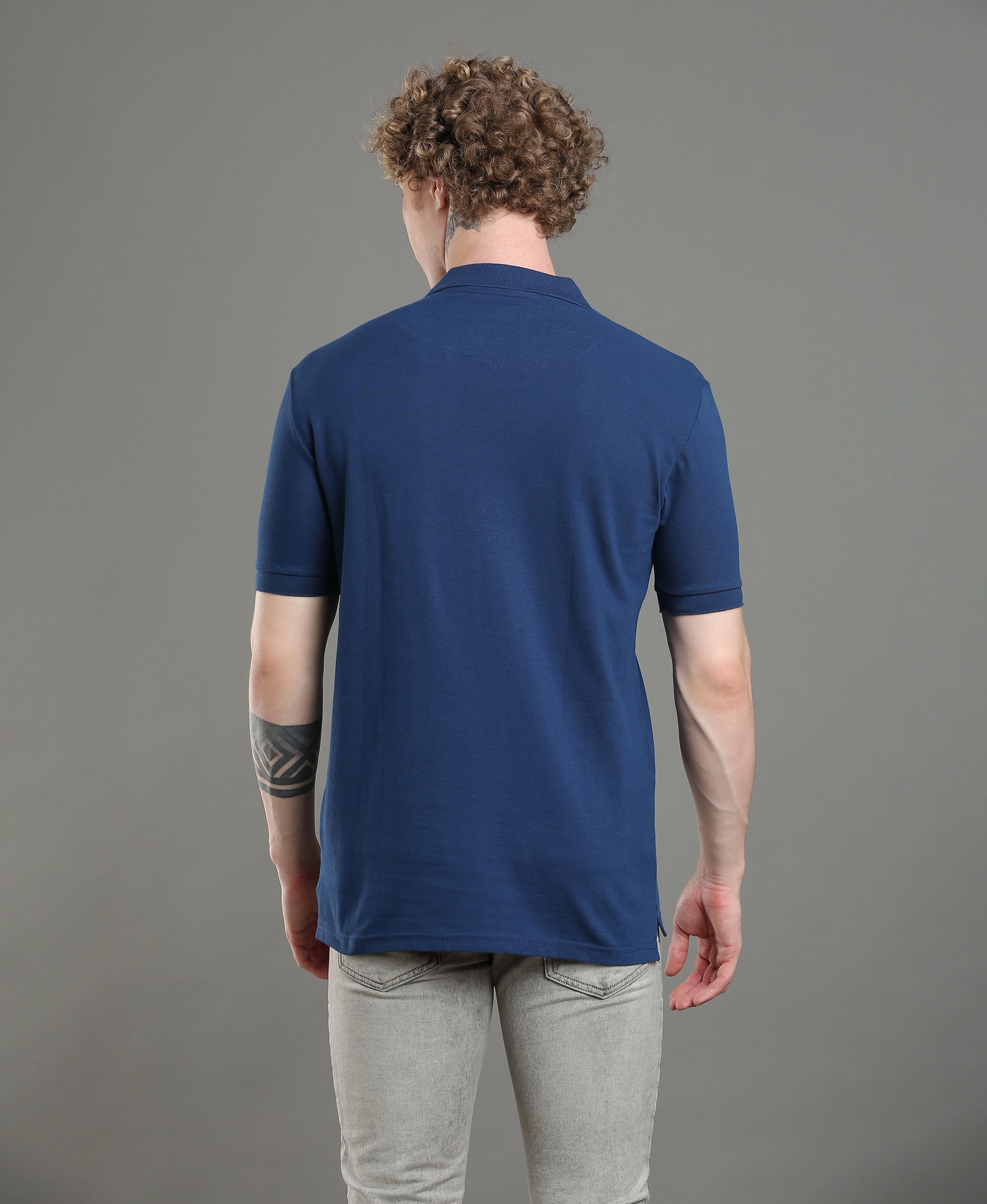 Navy Core Classic Polo For Men