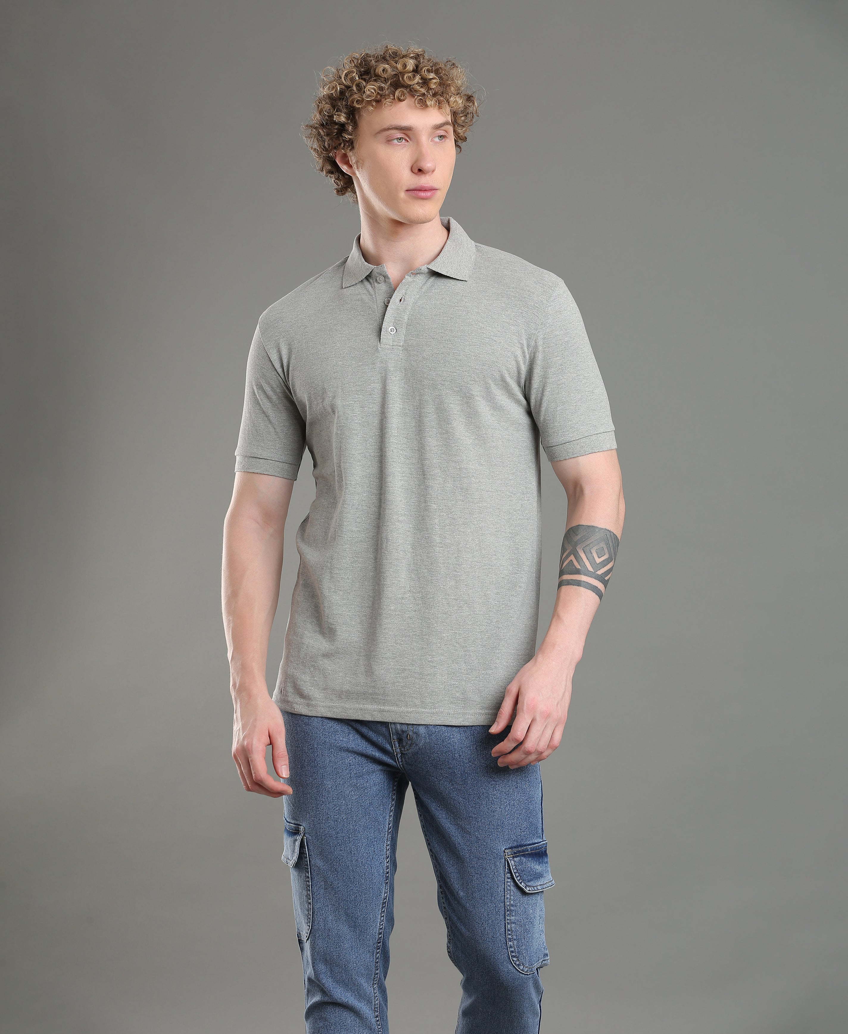 Steel Blend Classic Polo For Men