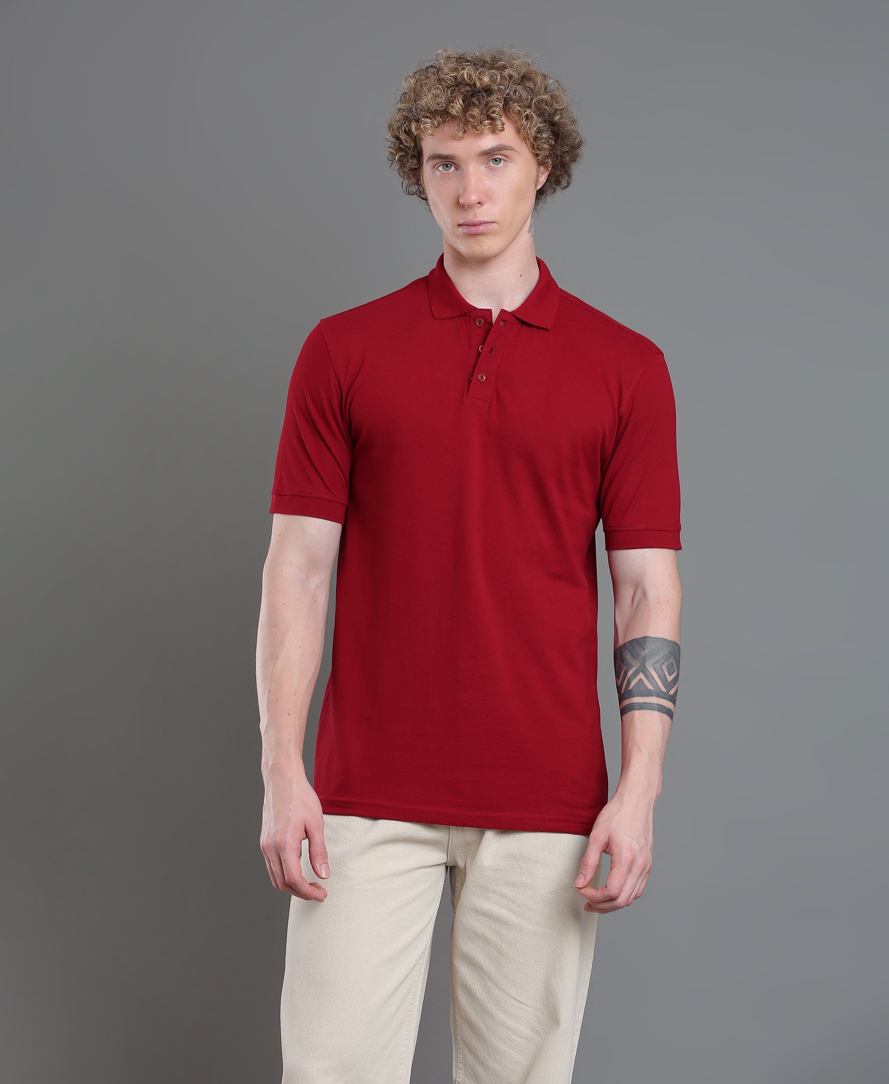 Crimson Line Classic Polo For Men