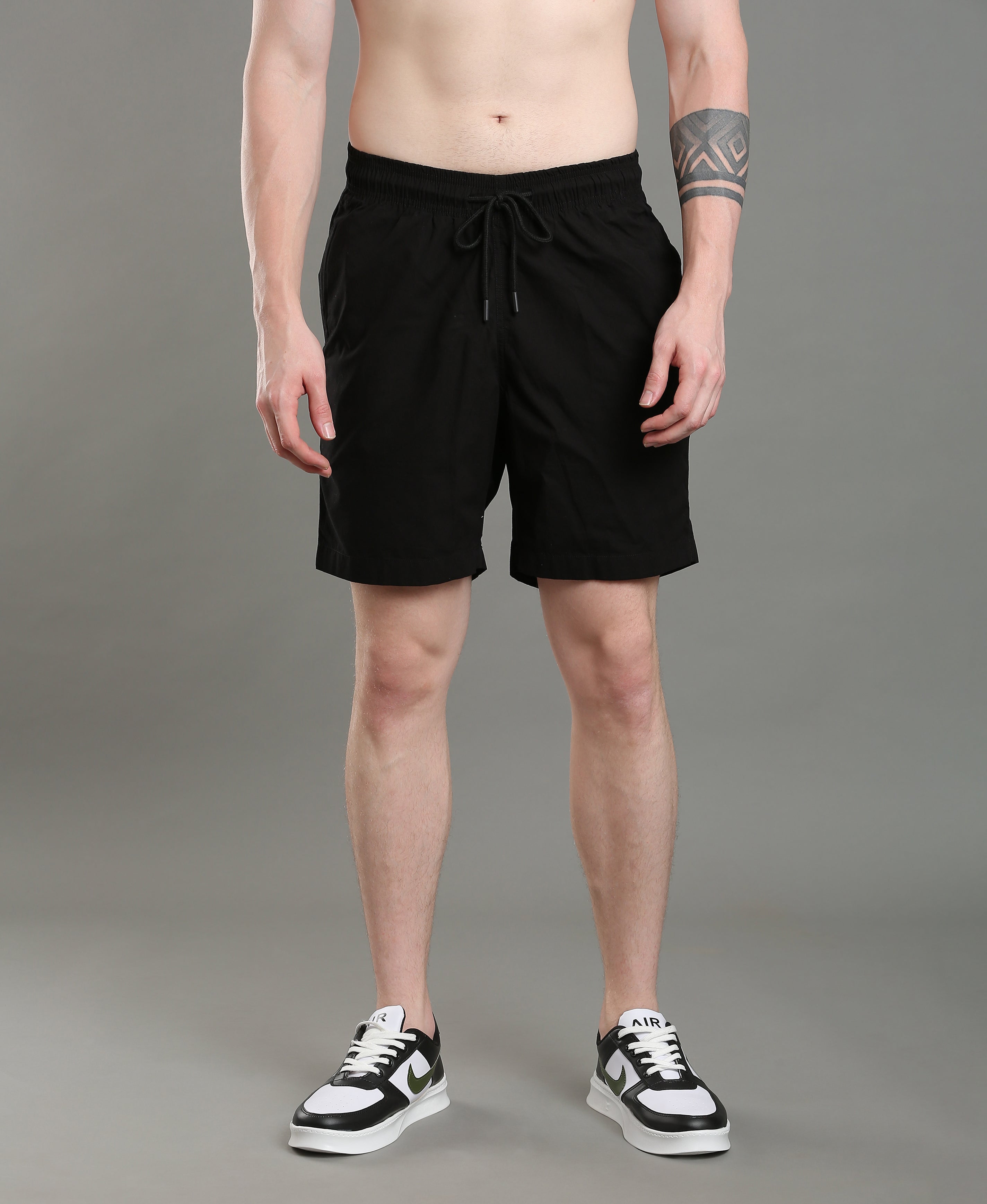 Onyx Ease Cotton Shorts For Men