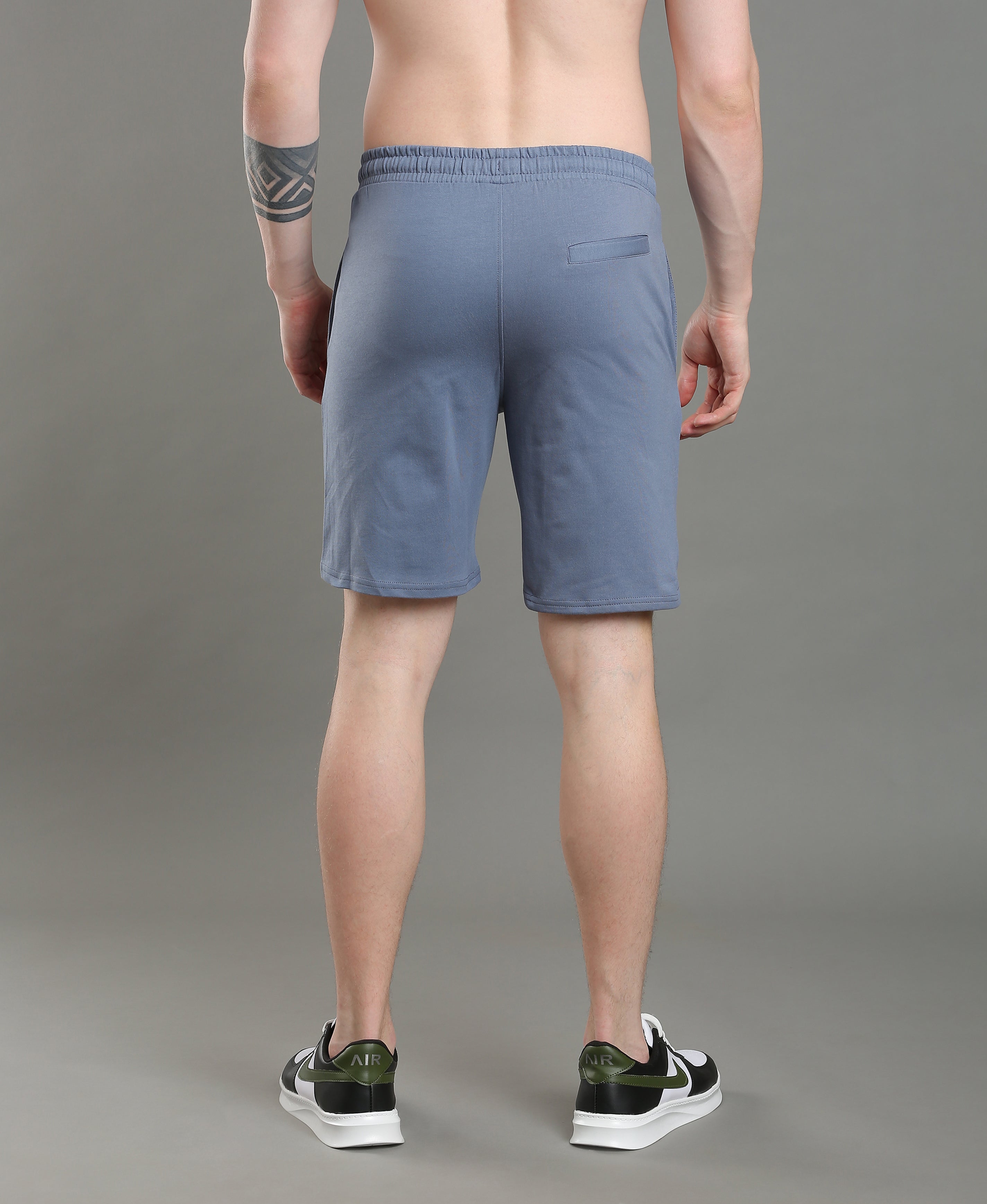 Indigo Cruise Cotton Shorts For Men