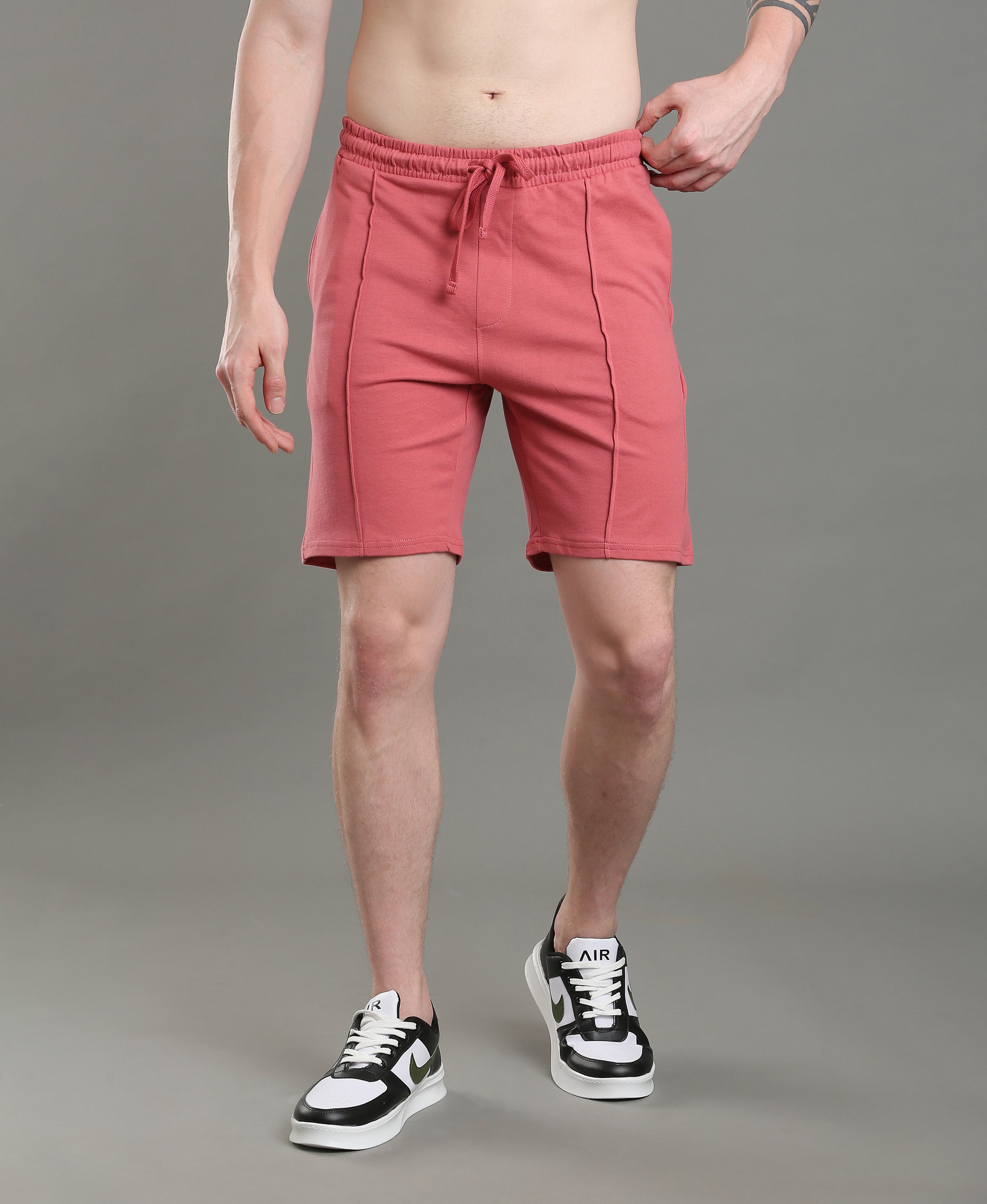 Blush Trail Cotton Shorts For Men