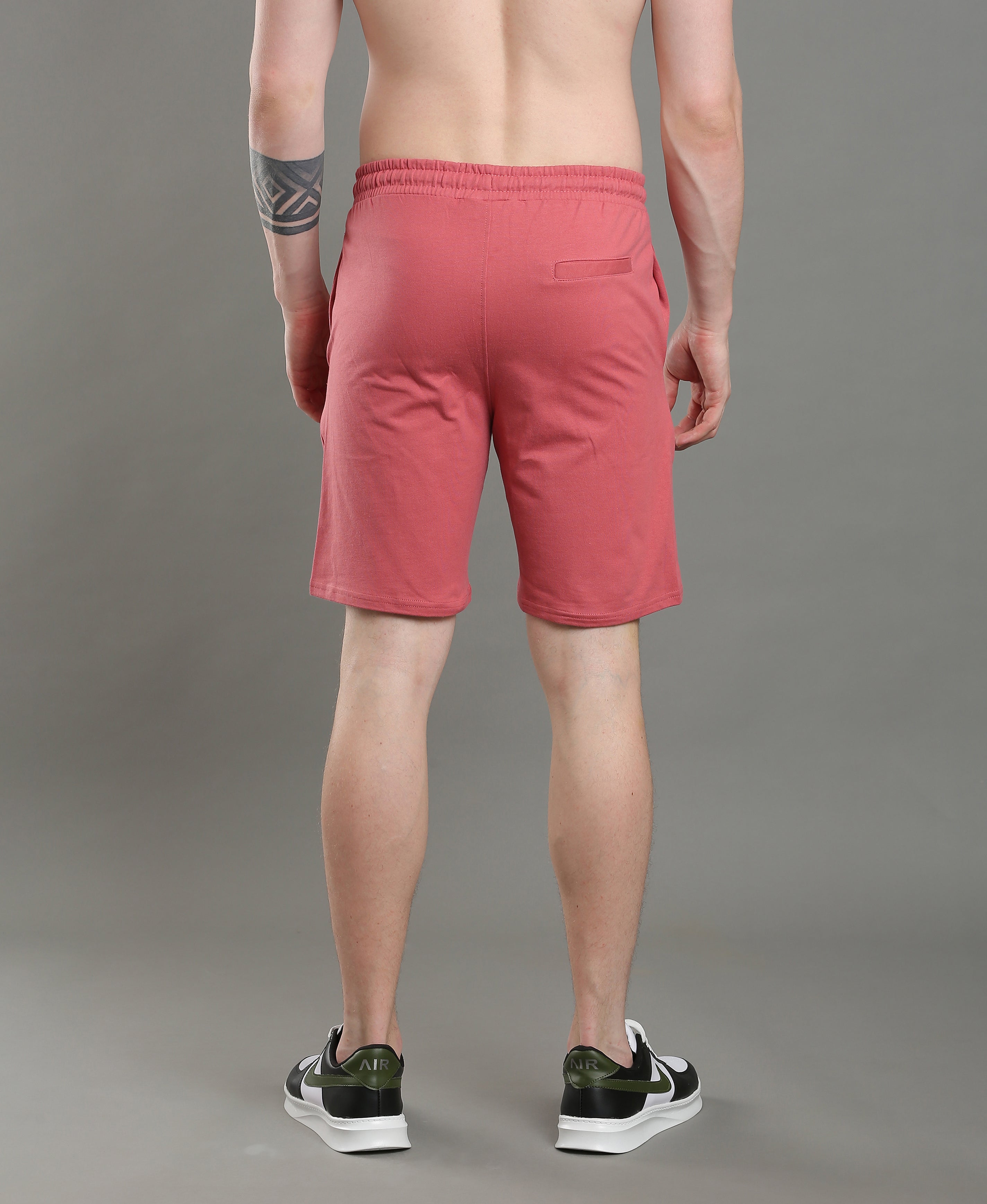 Blush Trail Cotton Shorts For Men
