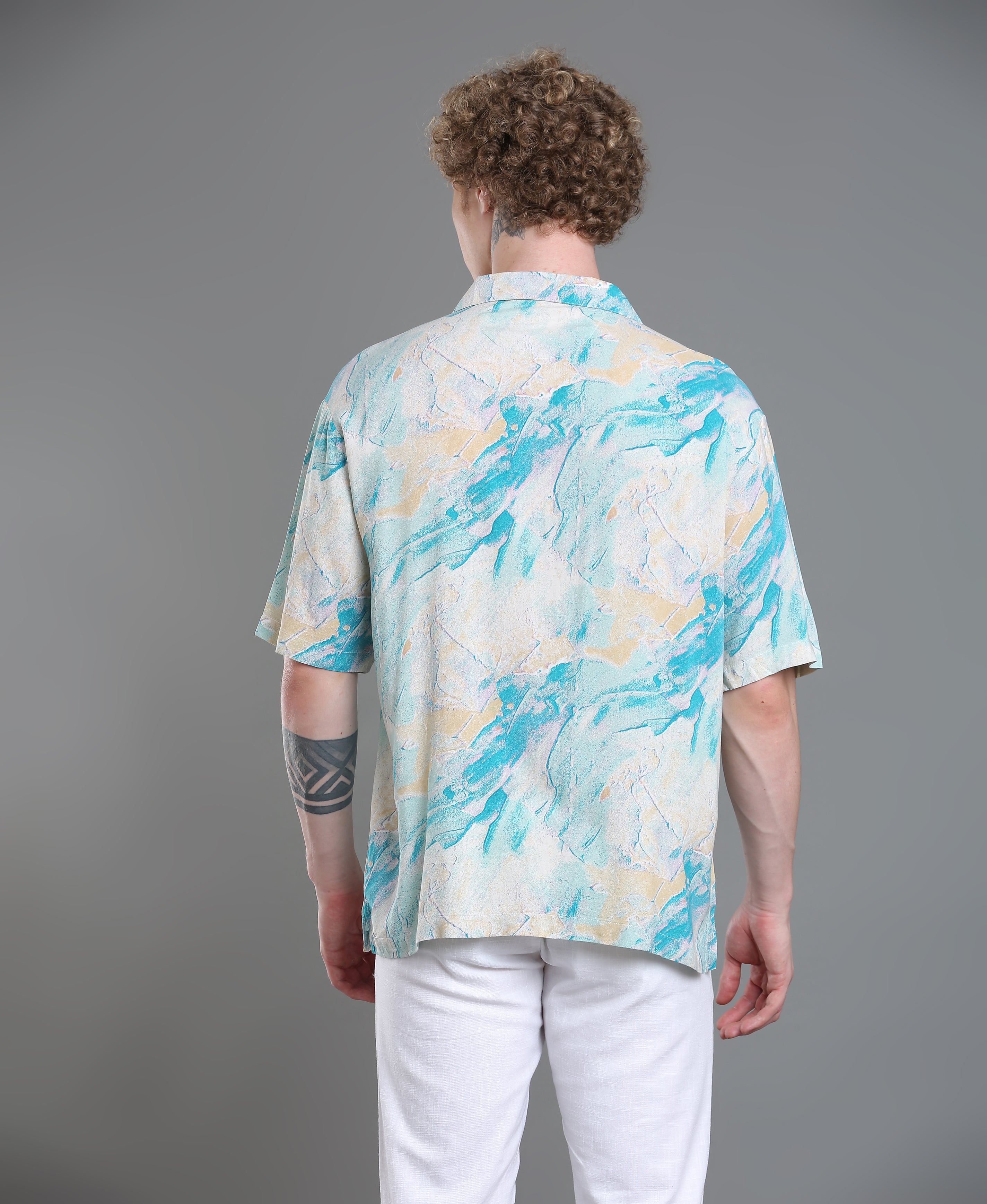 Tropical Bloom Regular Shirt For Men