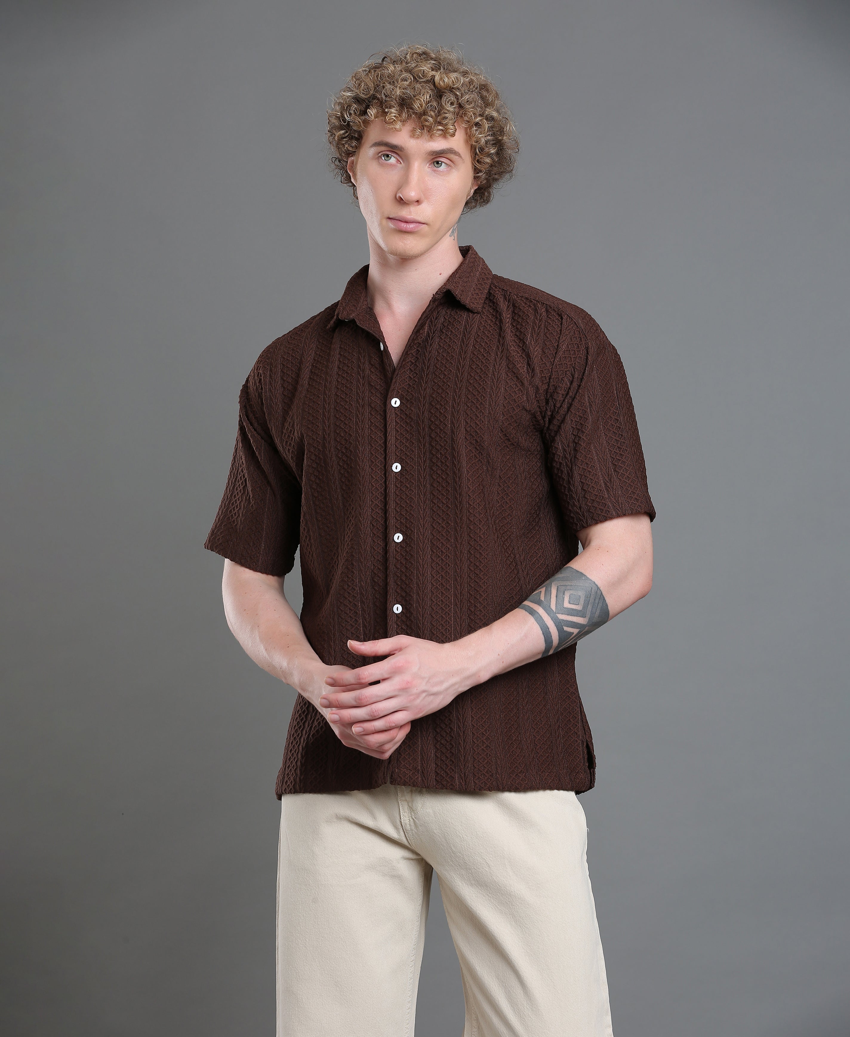 Timber Tone Relax Fit Shirt For Men