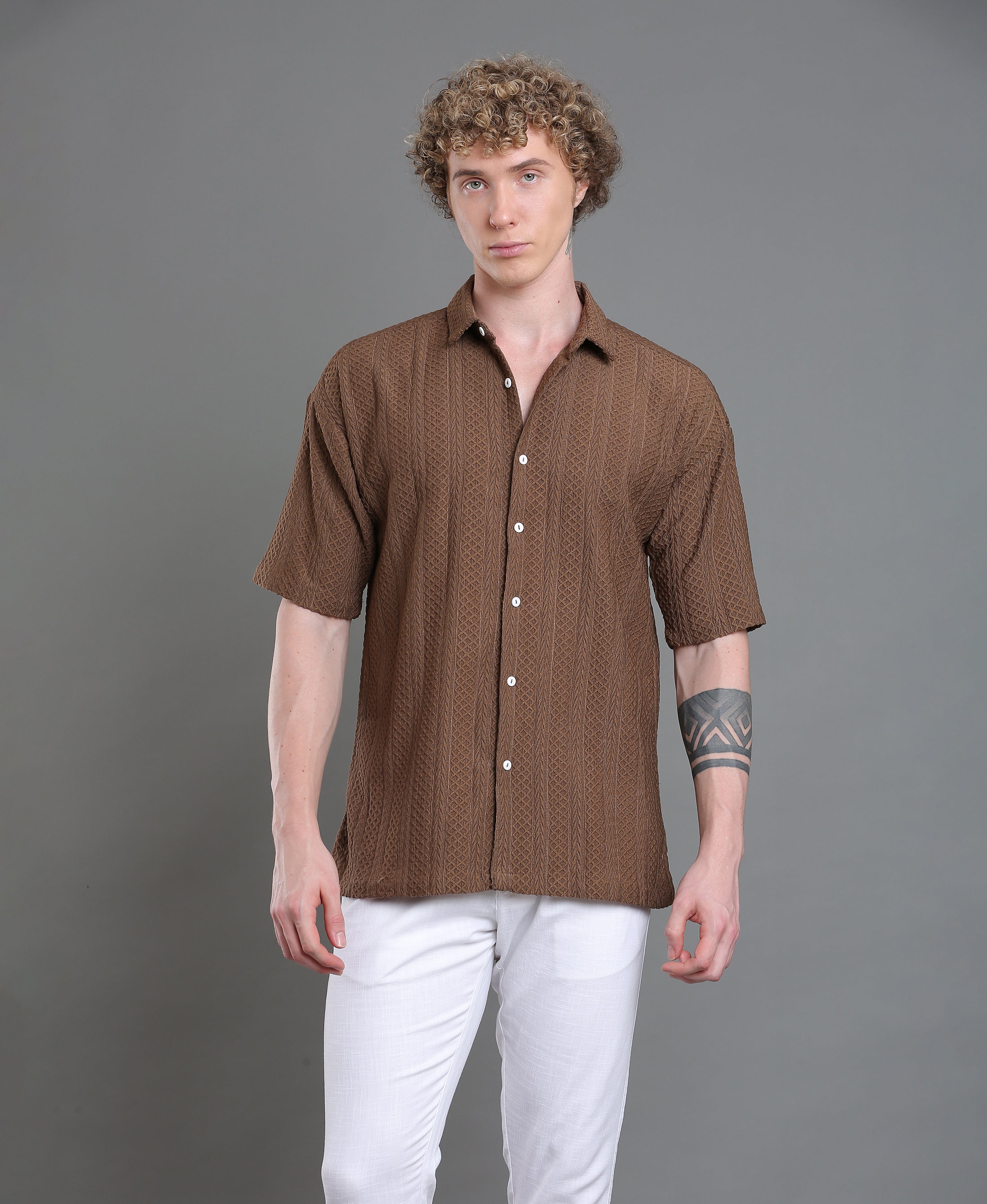 Cocoa Flow Relax Shirt For Men