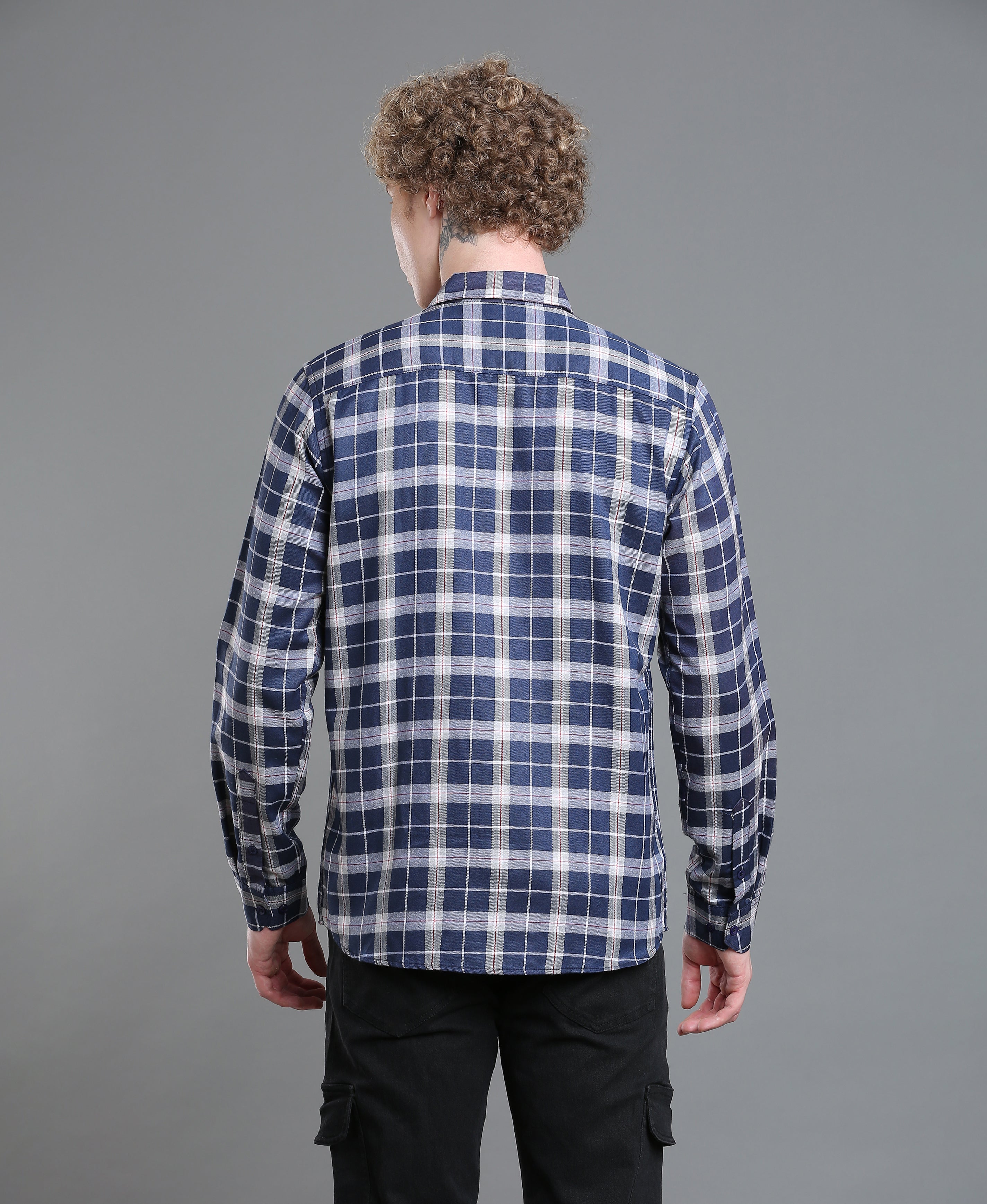 Ebony Check Tailored Shirt Men