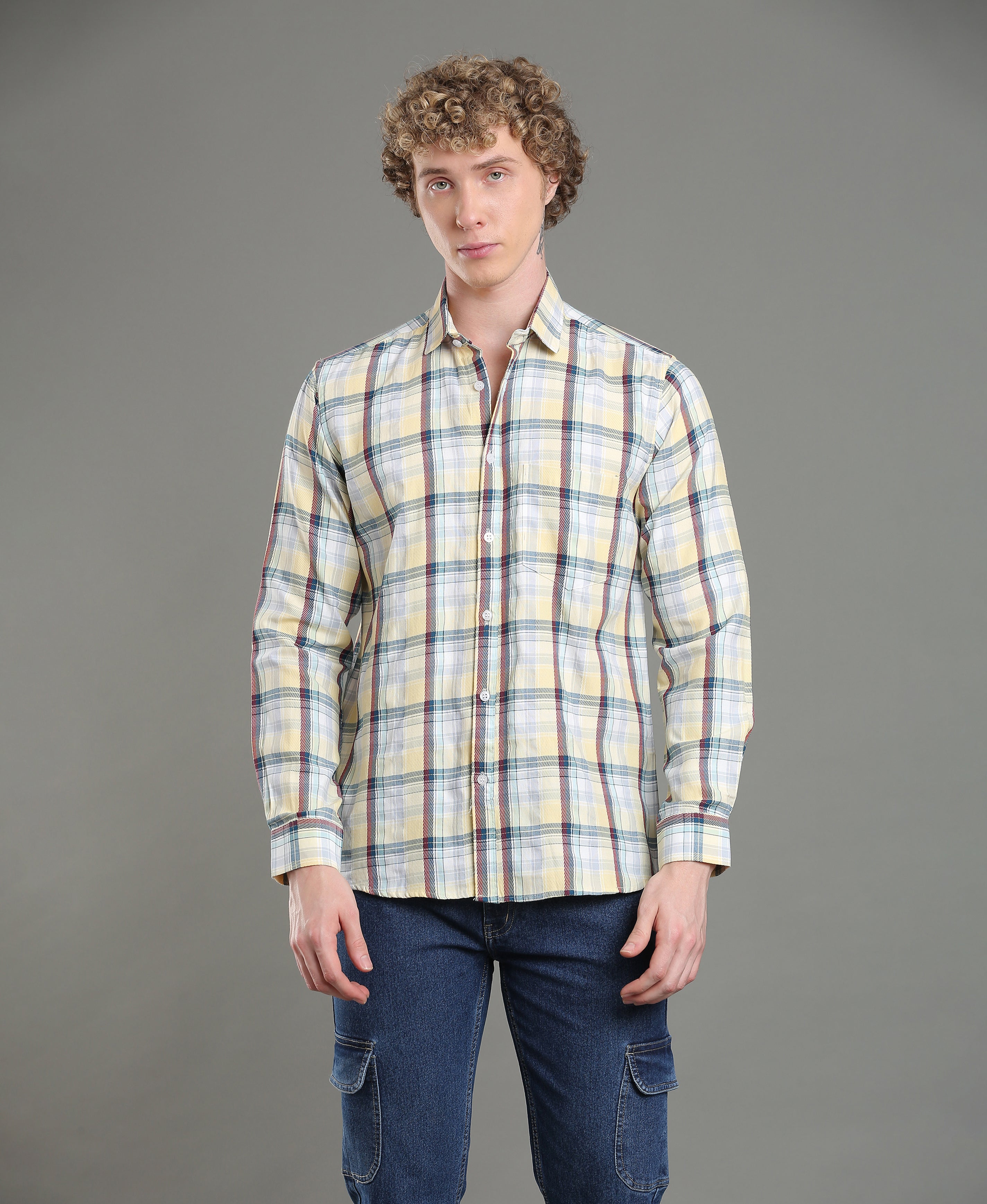 Heritage Check Tailored Shirt Men