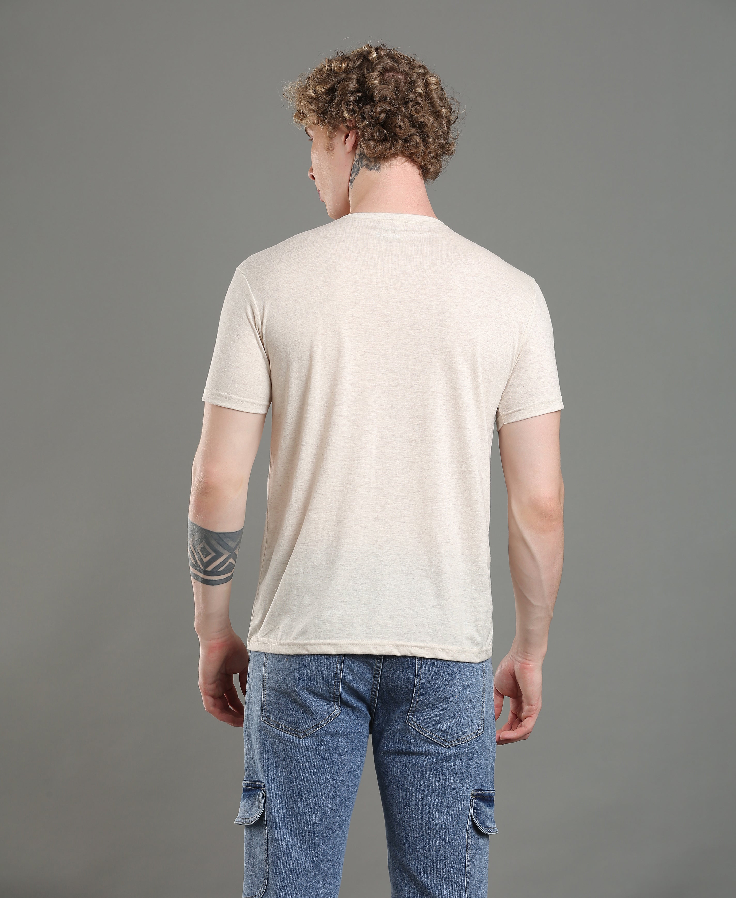 Pearl Chest Print Tee For Men