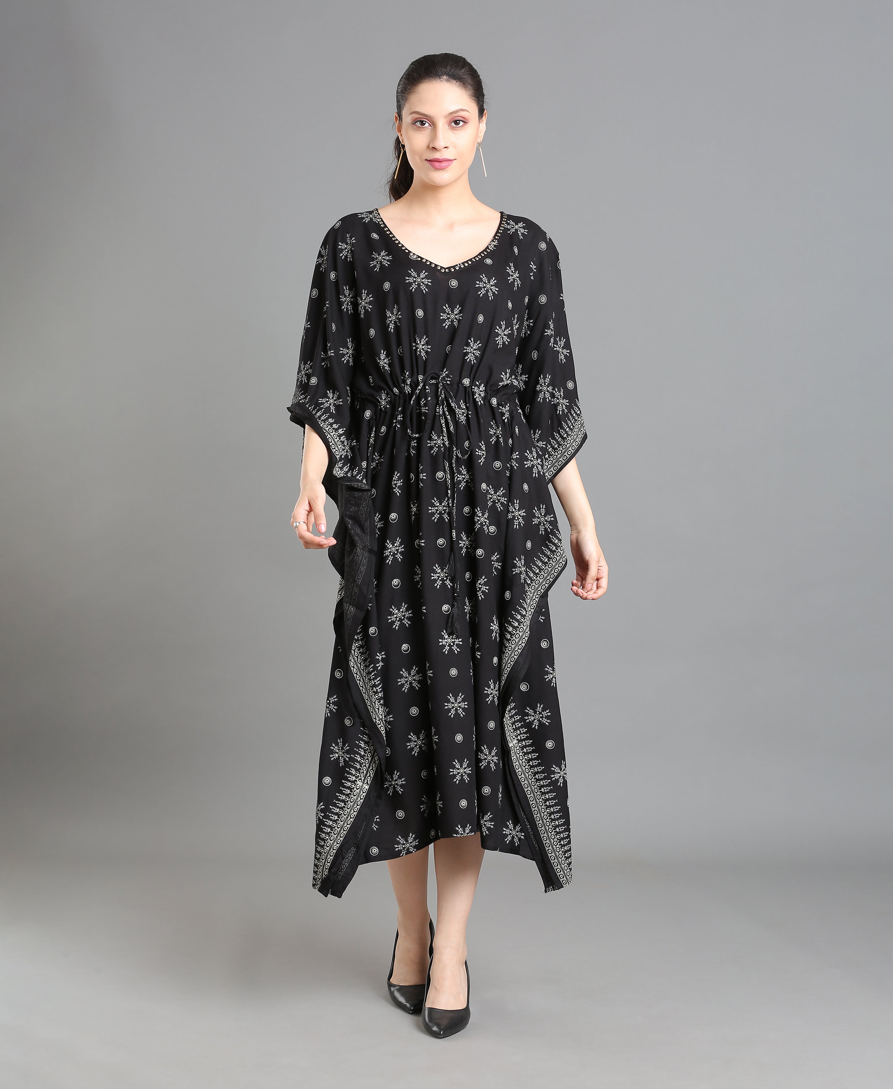 Eclipse Floral Luxe Kaftan For Women