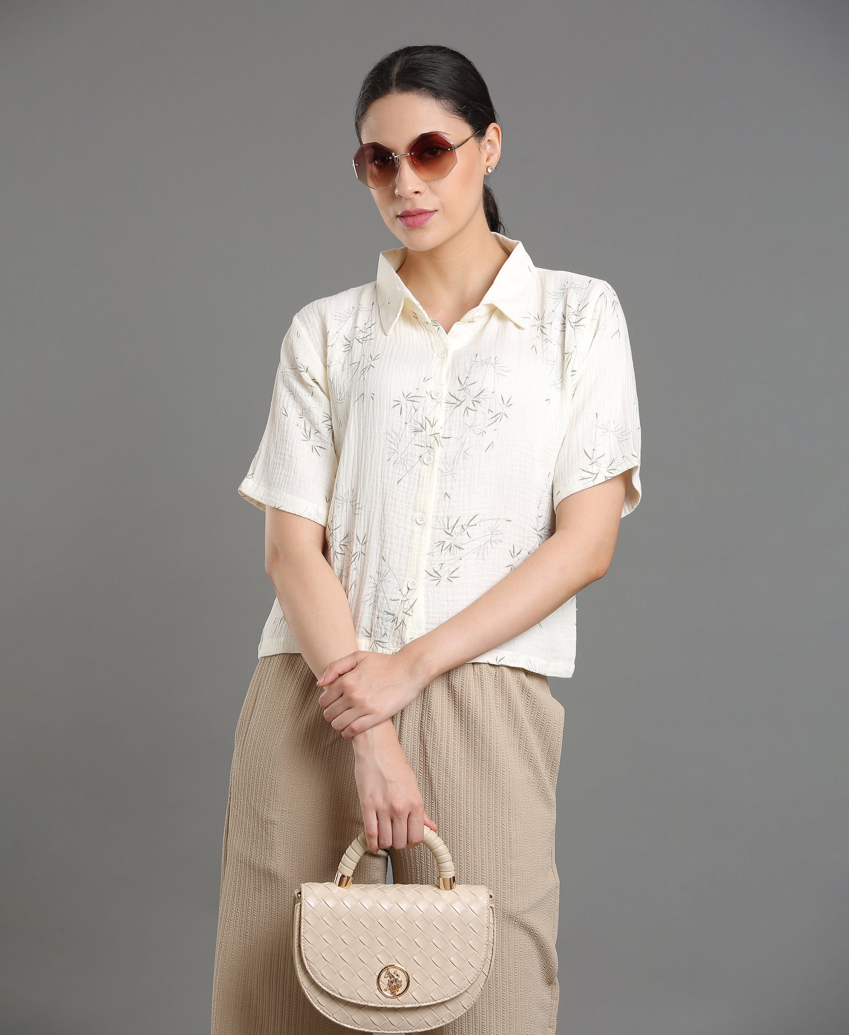 Pista Double Cloth Top For Women